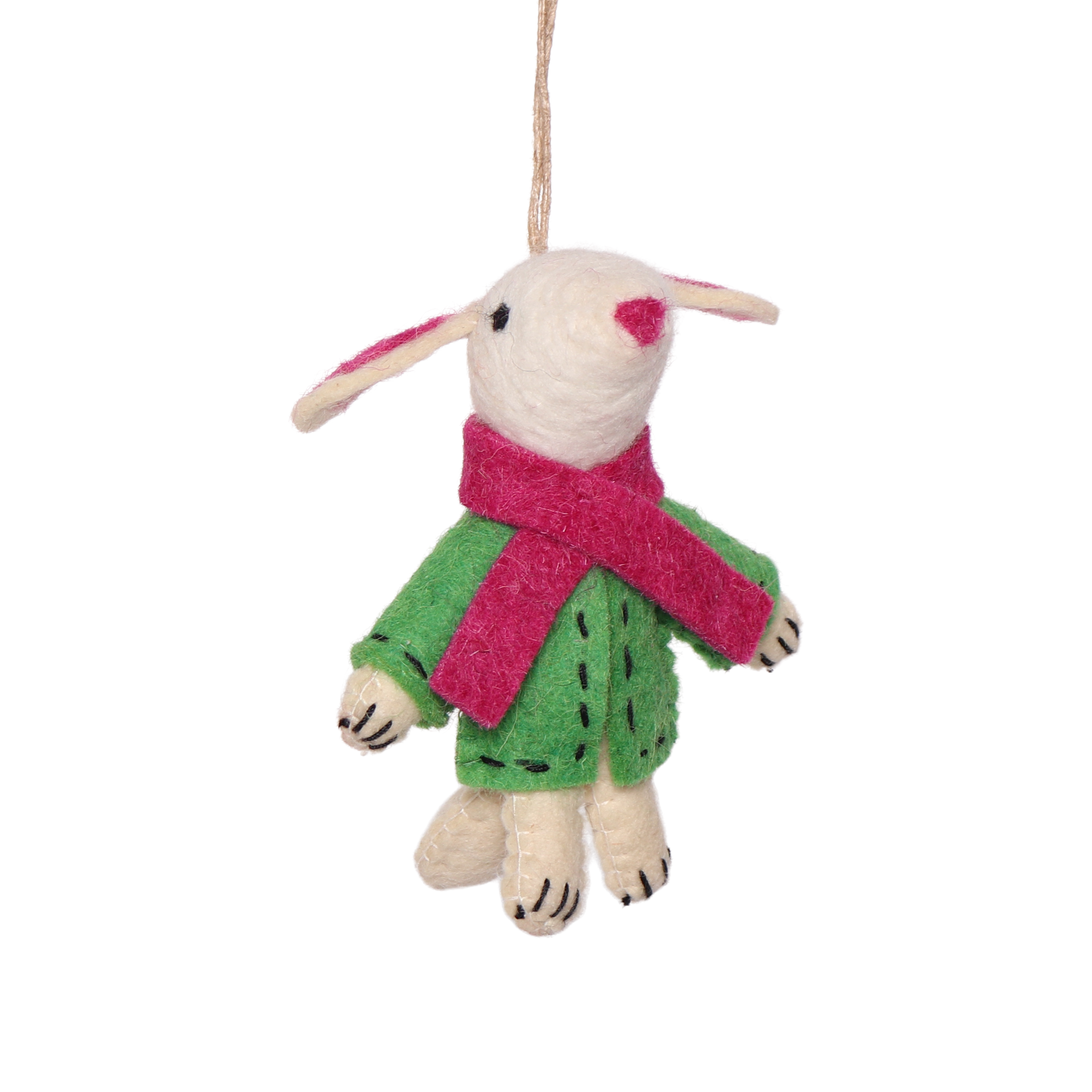 Felt Mouse in Jacket, 12cm