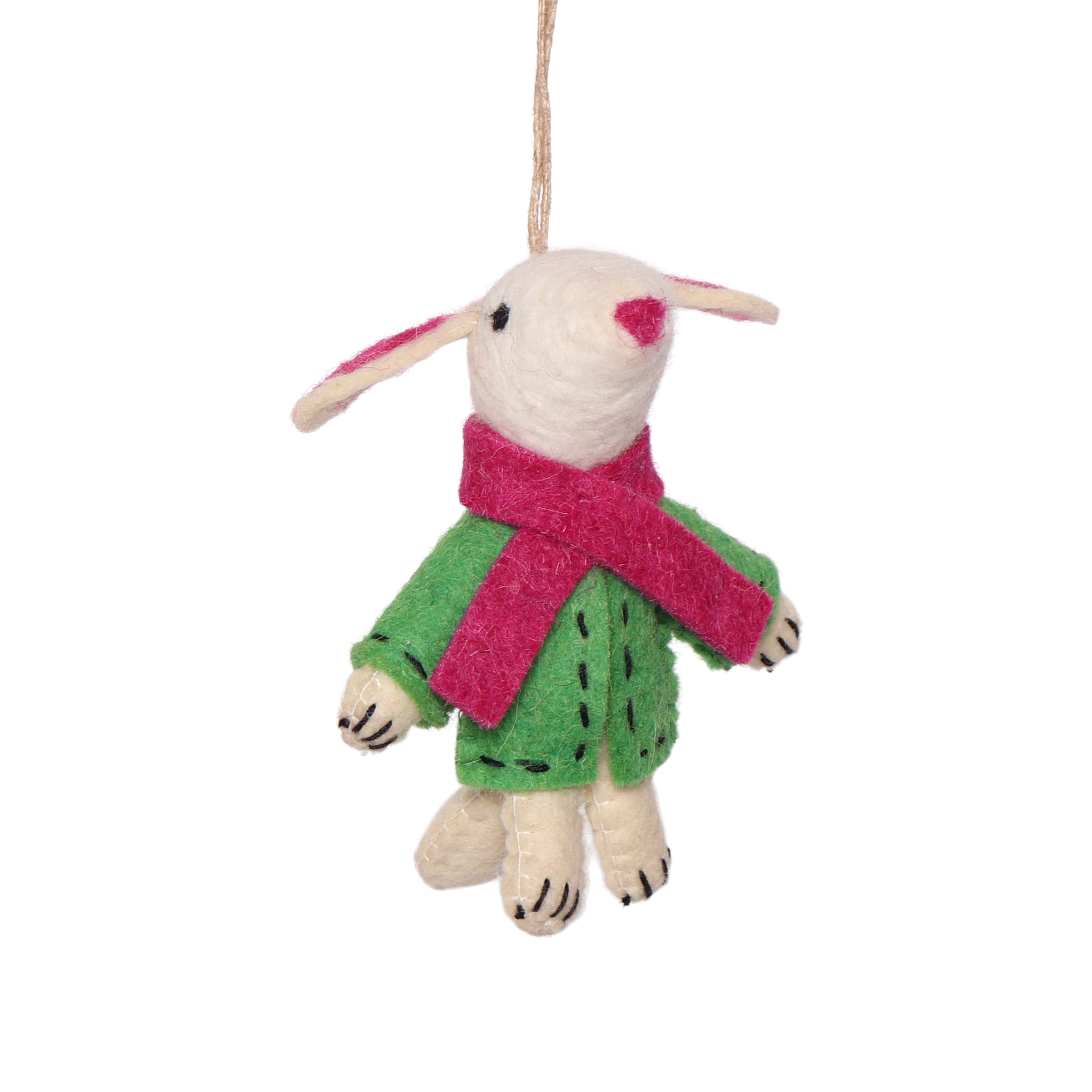 Felt Mouse in Jacket, 12cm