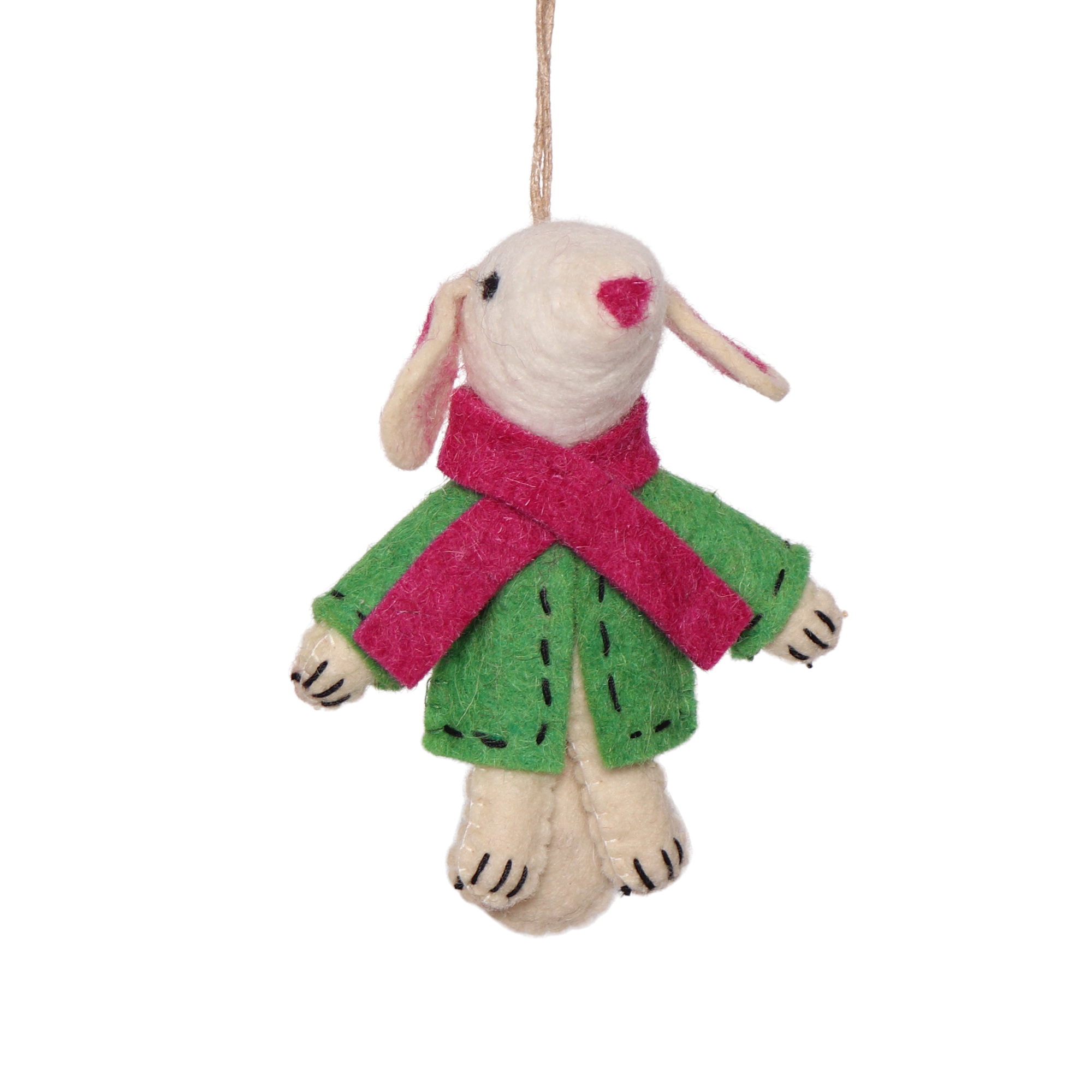 Felt Mouse in Jacket, 12cm
