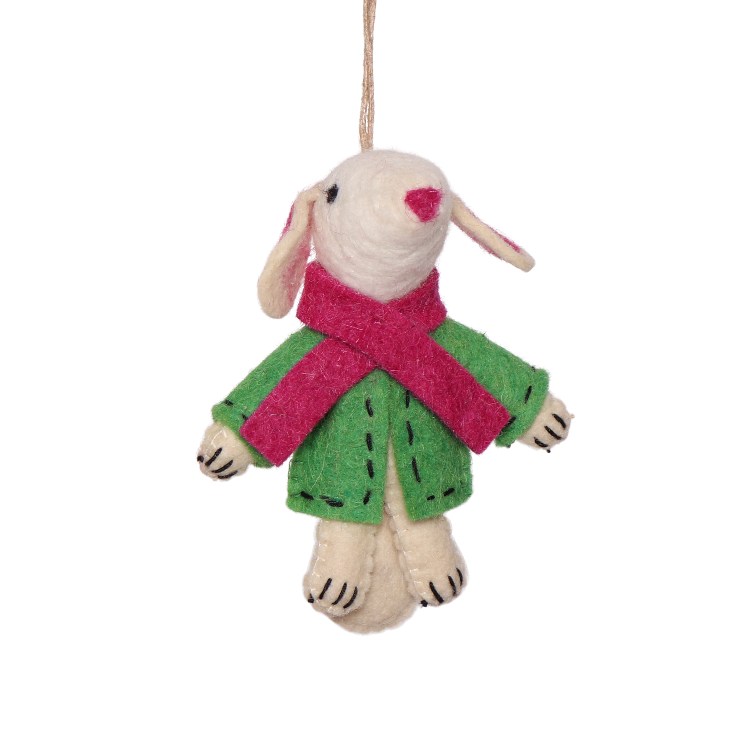Felt Mouse in Jacket, 12cm