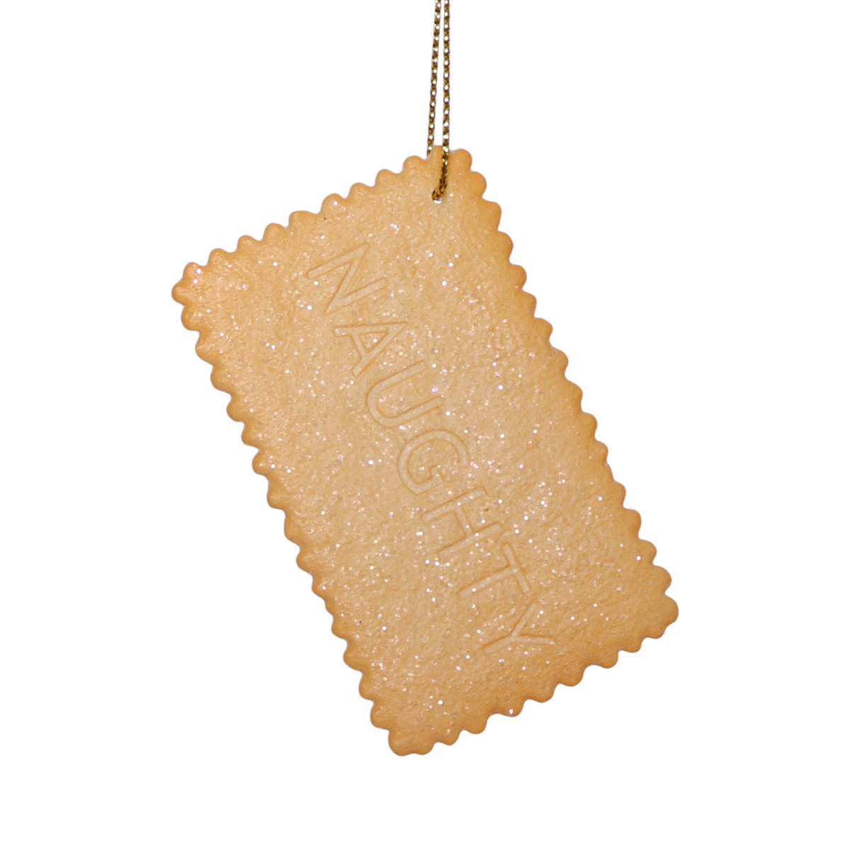 (Naughty) Nice Biscuit Resin Decoration