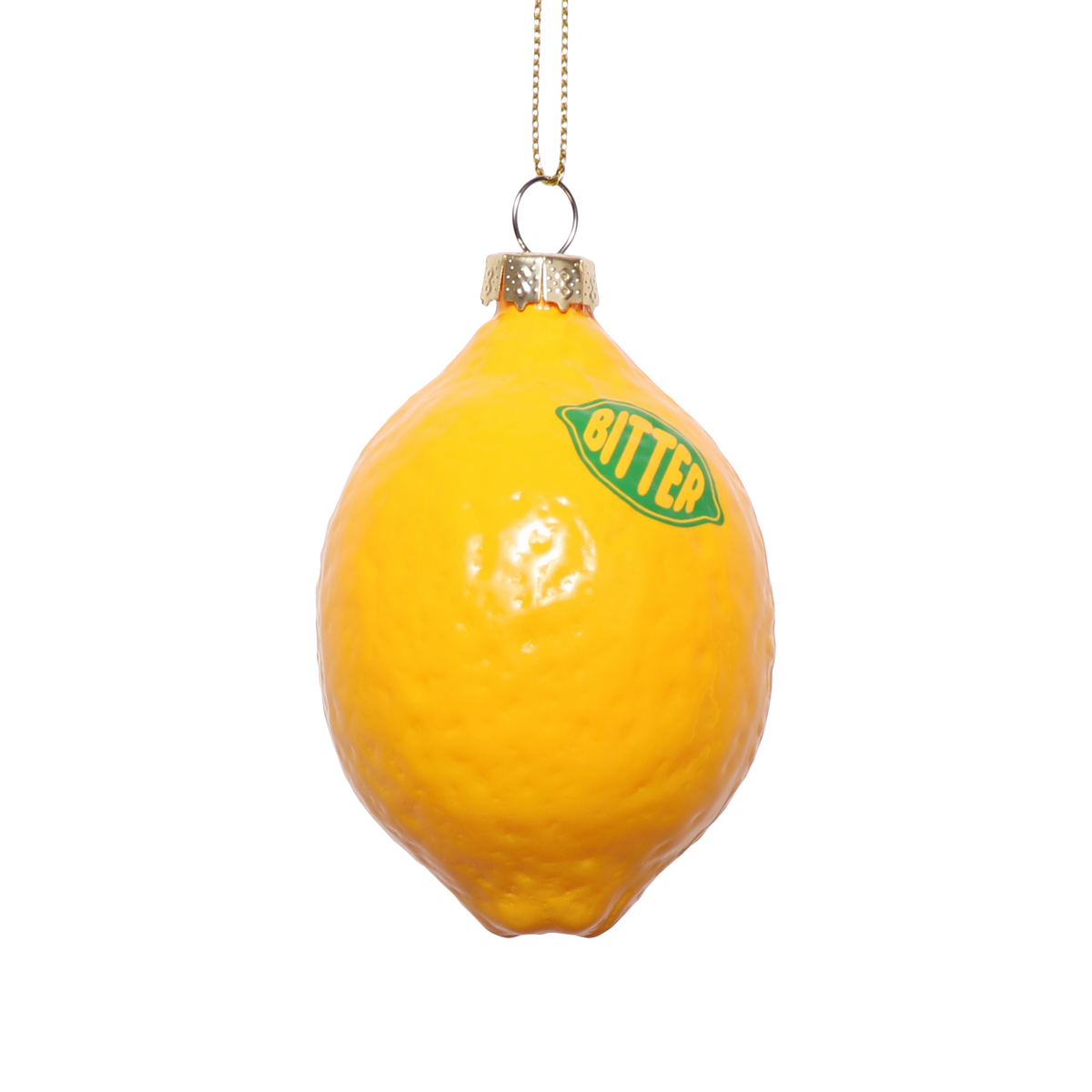 Bitter Lemon Glass Decoration