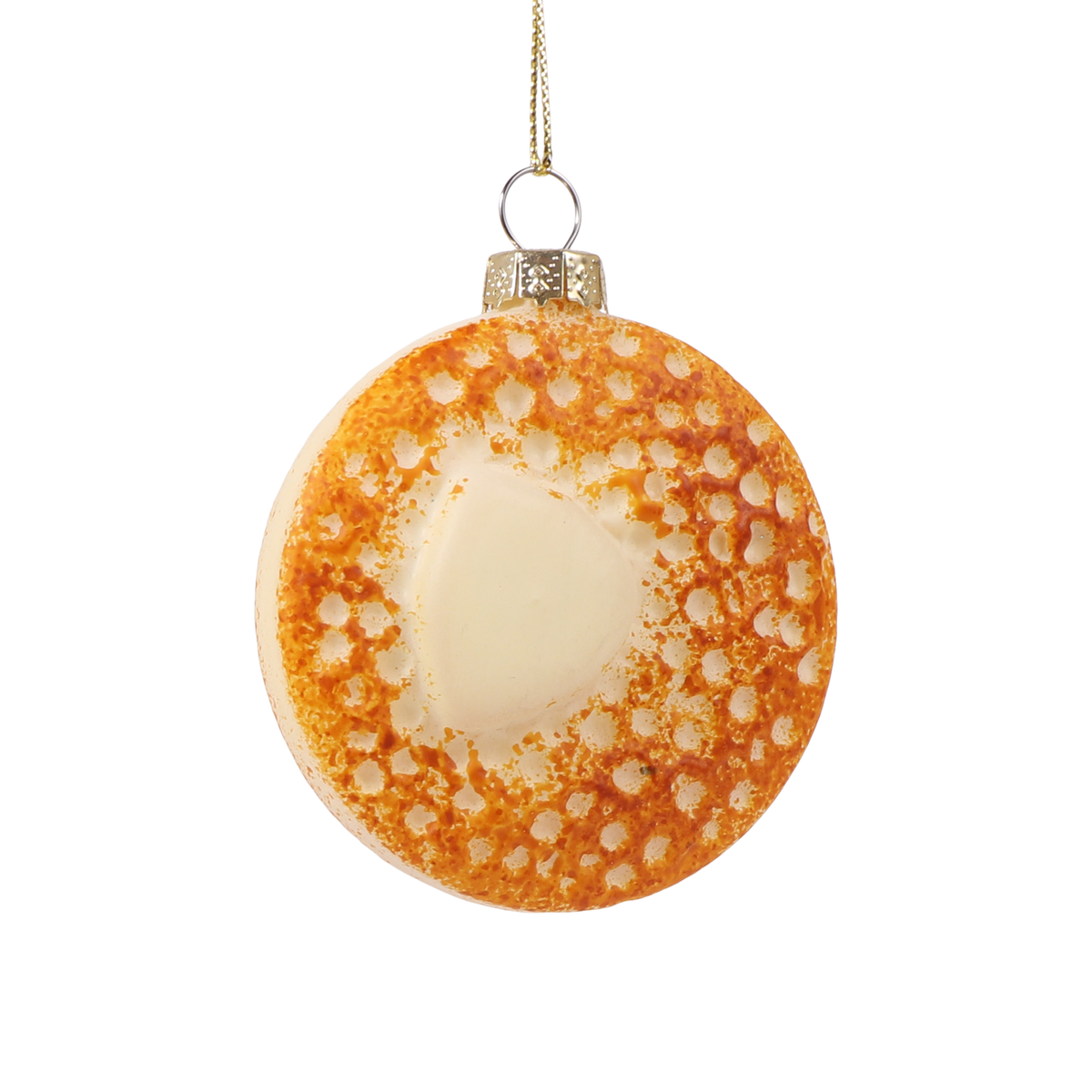 Crumpet Glass Decoration