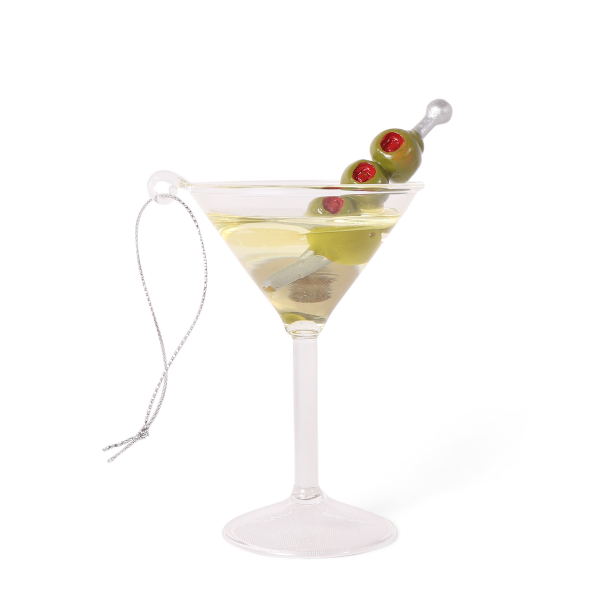 Dirty Martini Glass Decoration
