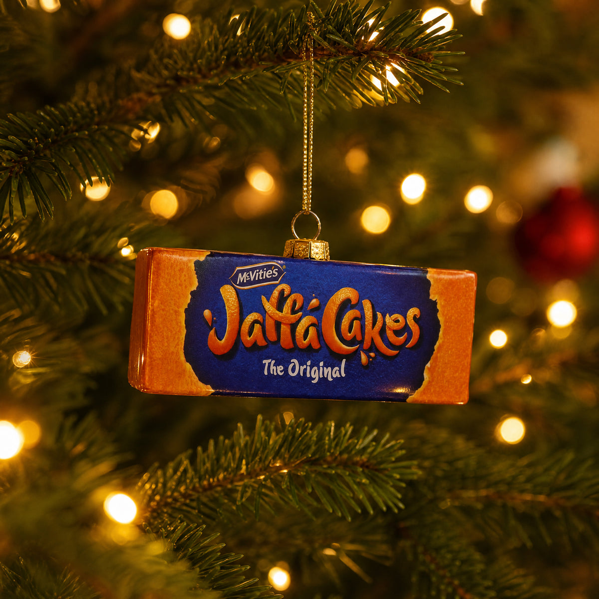 Jaffa Cakes Glass Decoration
