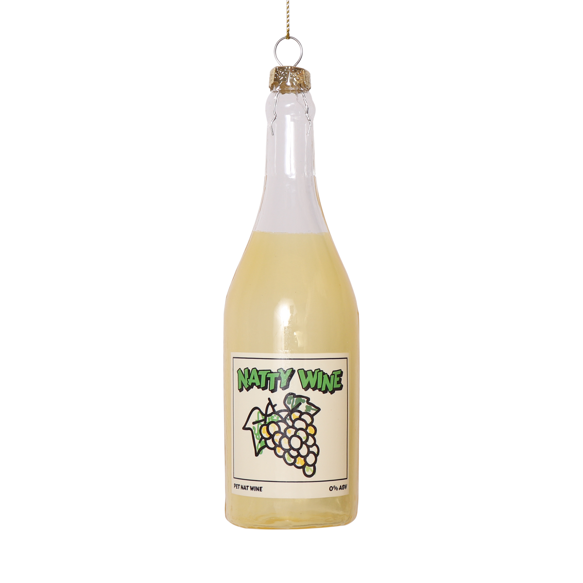 Natty Wine Glass Decoration