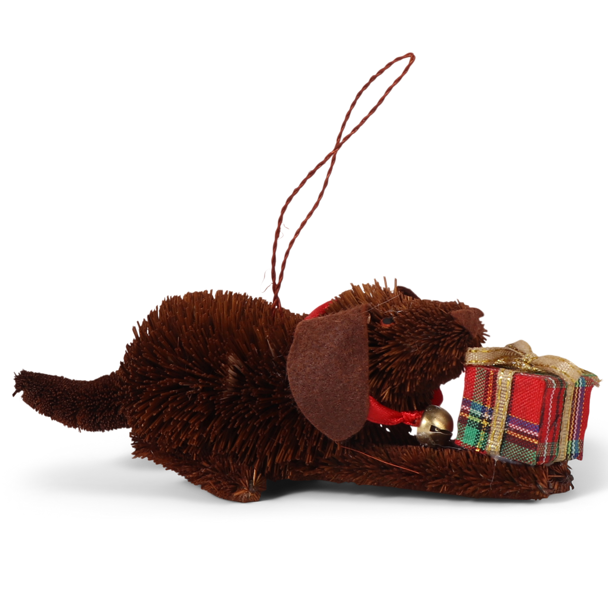 Bristle Chocolate Labrador Decoration