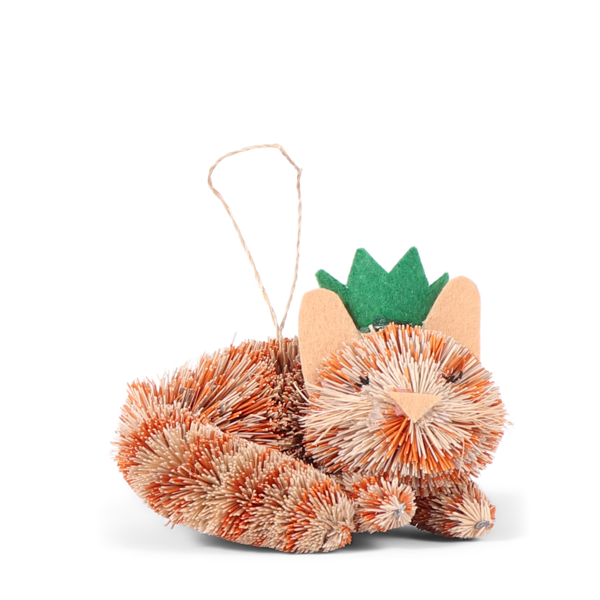 Bristle Sleeping Cat Decoration