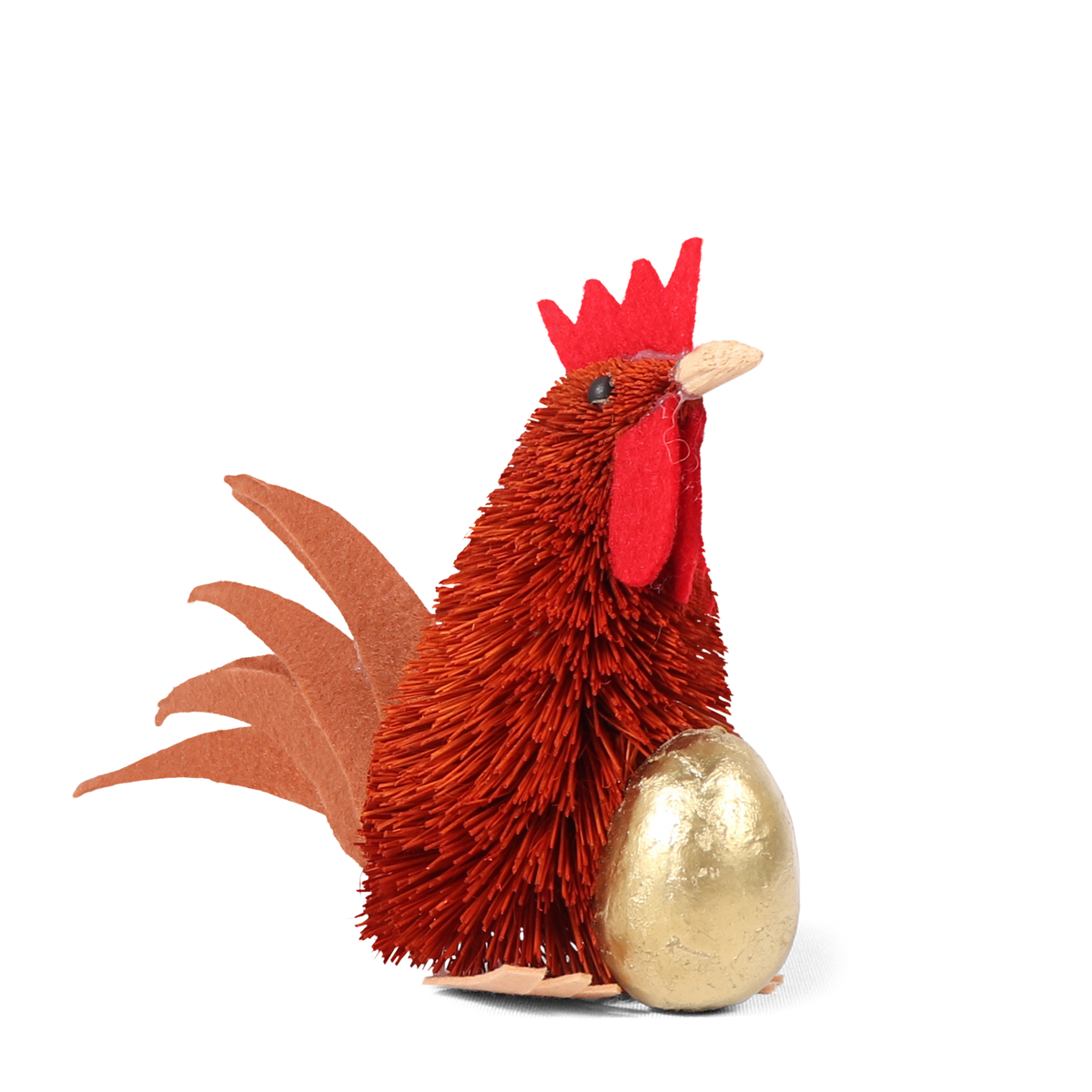 Bristle Rooster Decoration
