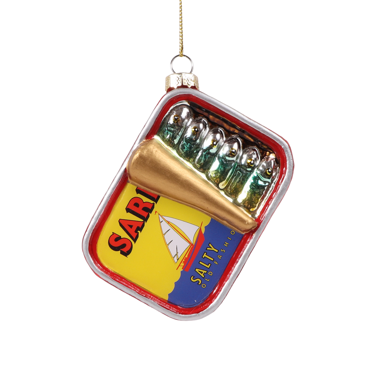 Sardines Can Glass Decoration