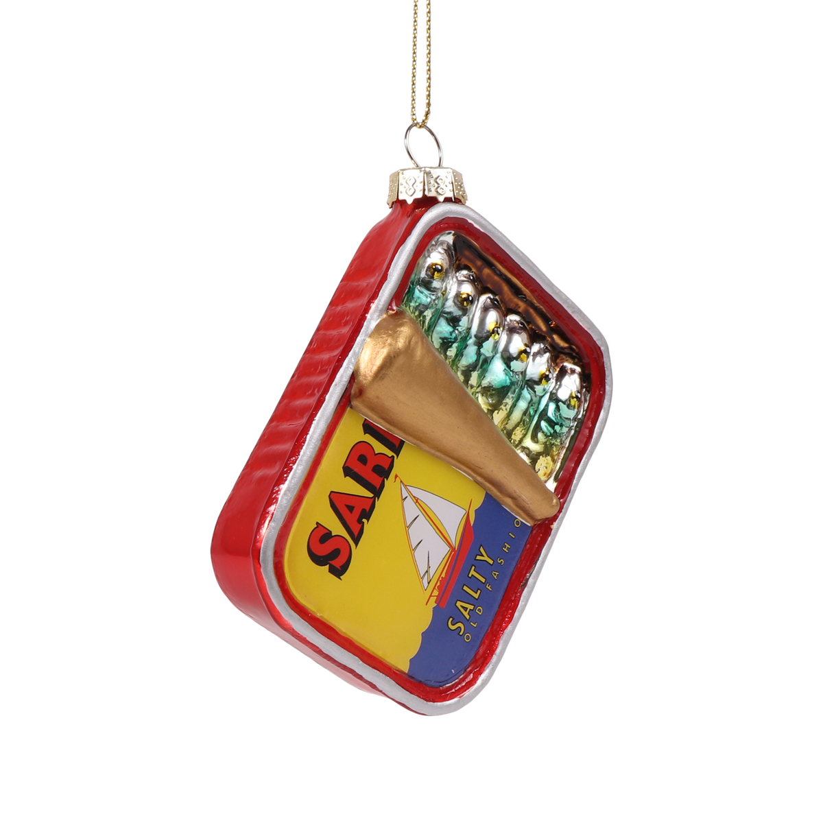 Sardines Can Glass Decoration
