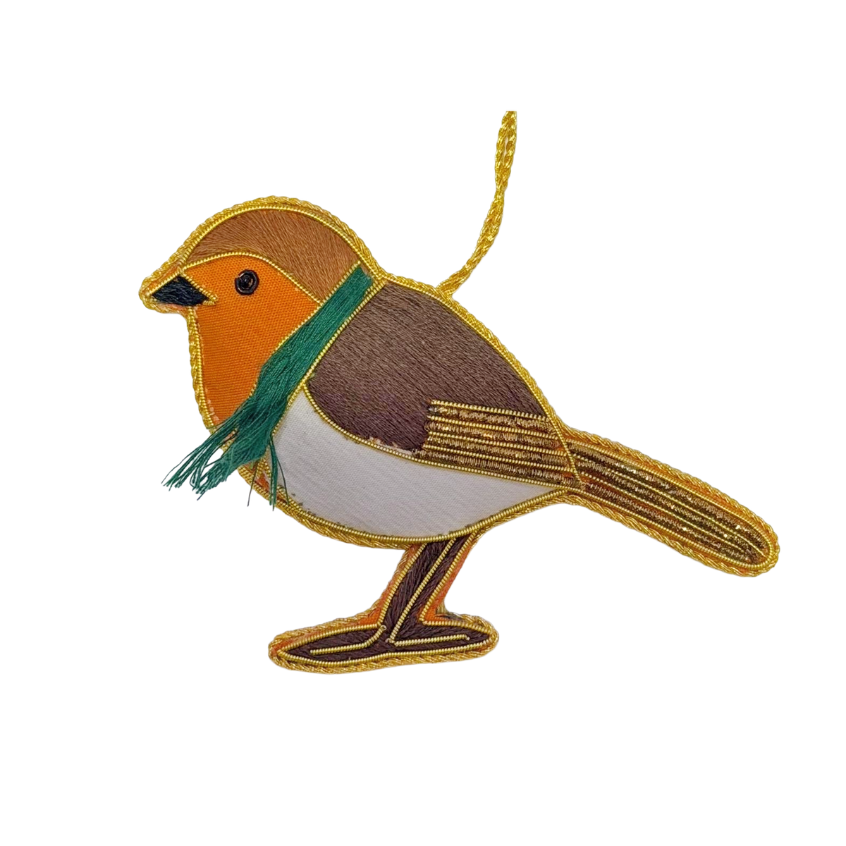 Robin Embroidered Decoration