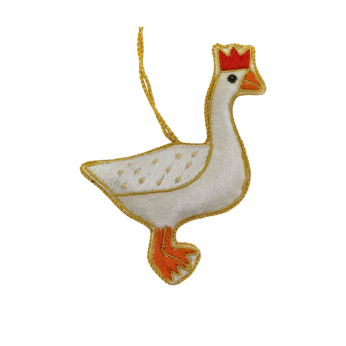 Goose Embroidered Decoration