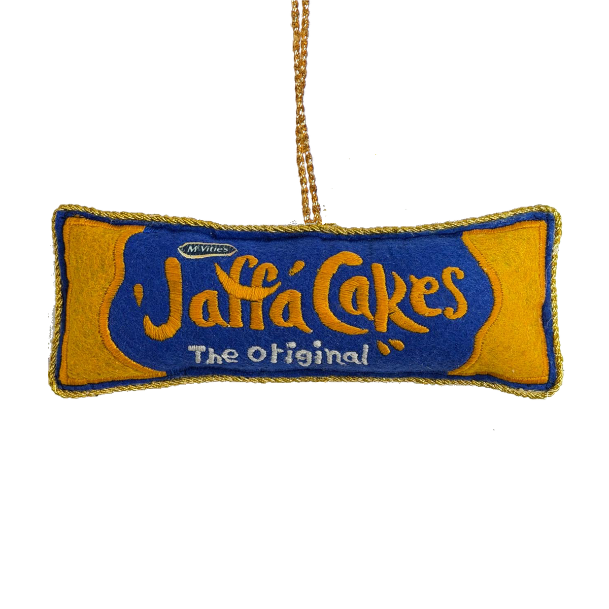 Jaffa Cakes Embroidered Decoration