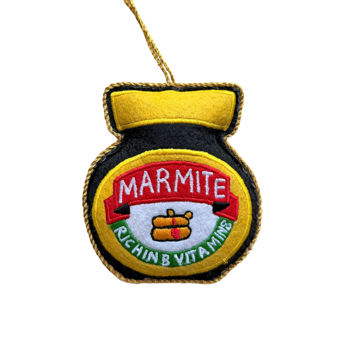 Marmite Jar Embroidered Decoration