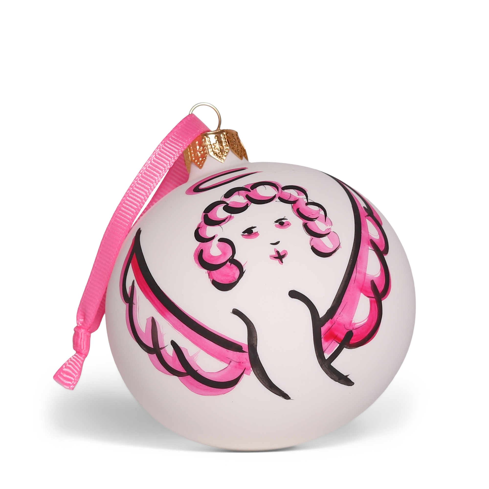 Cherub Artist Bauble, 8cm
