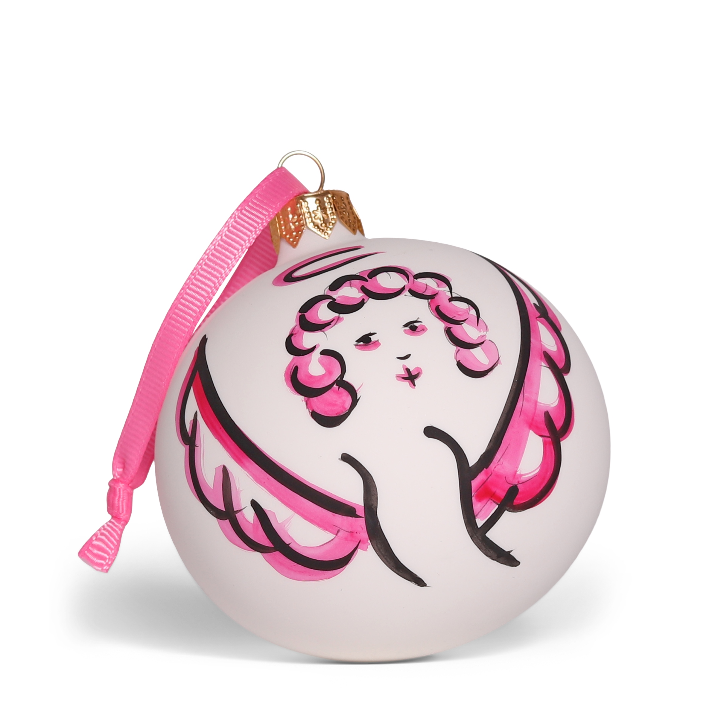 Cherub Artist Bauble, 8cm