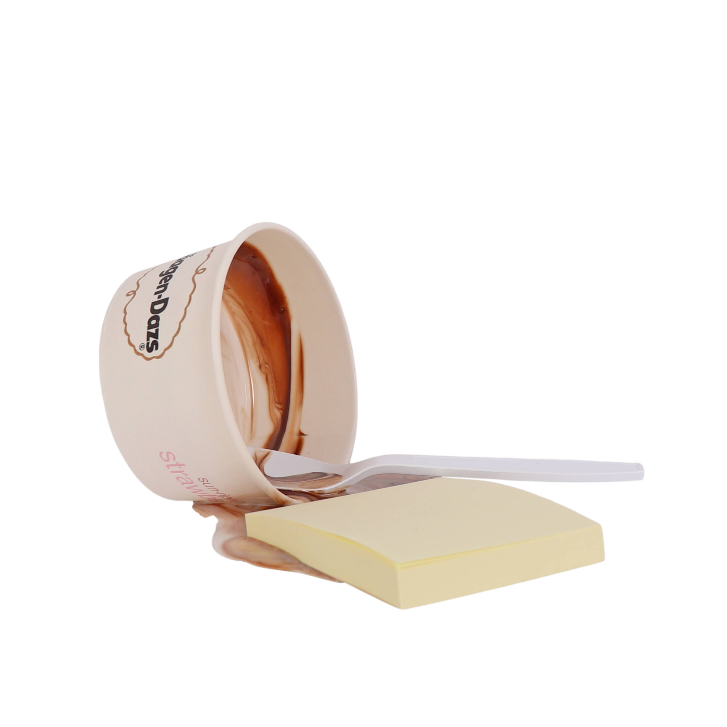 Ice Cream Cup With Post It