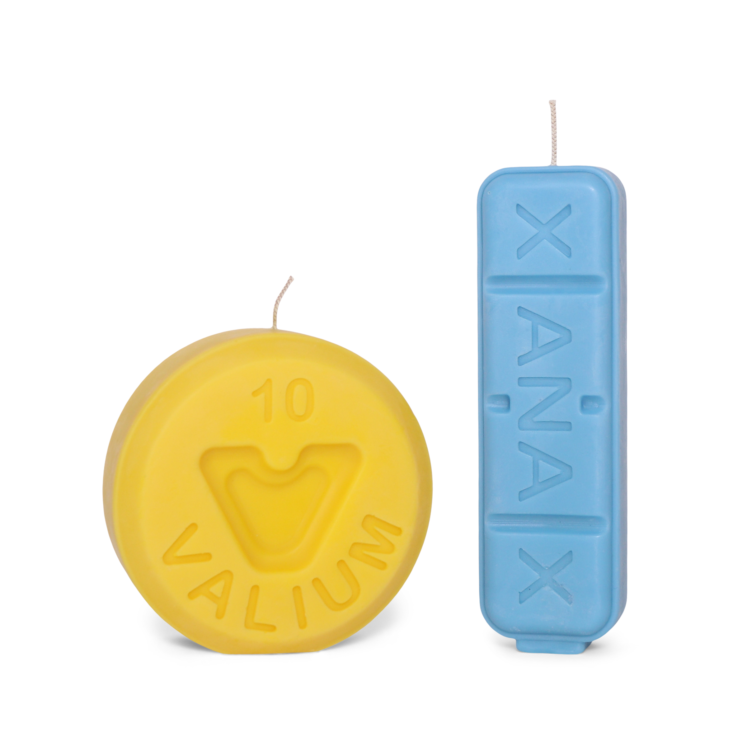 Valium 'Cannabis' Candle Yellow