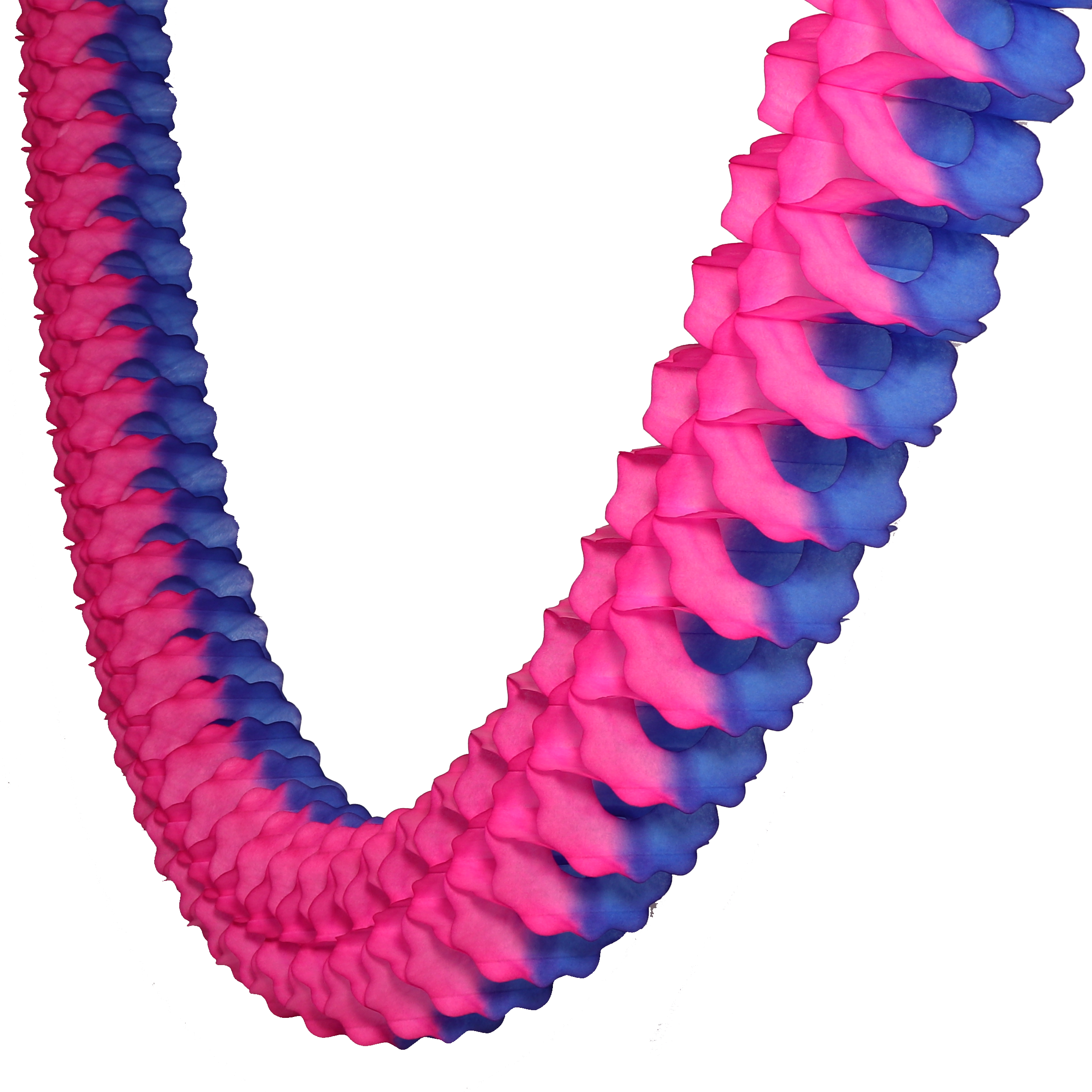 Classic Garland Two-Tone 3.6m Fuchsia & Cobalt