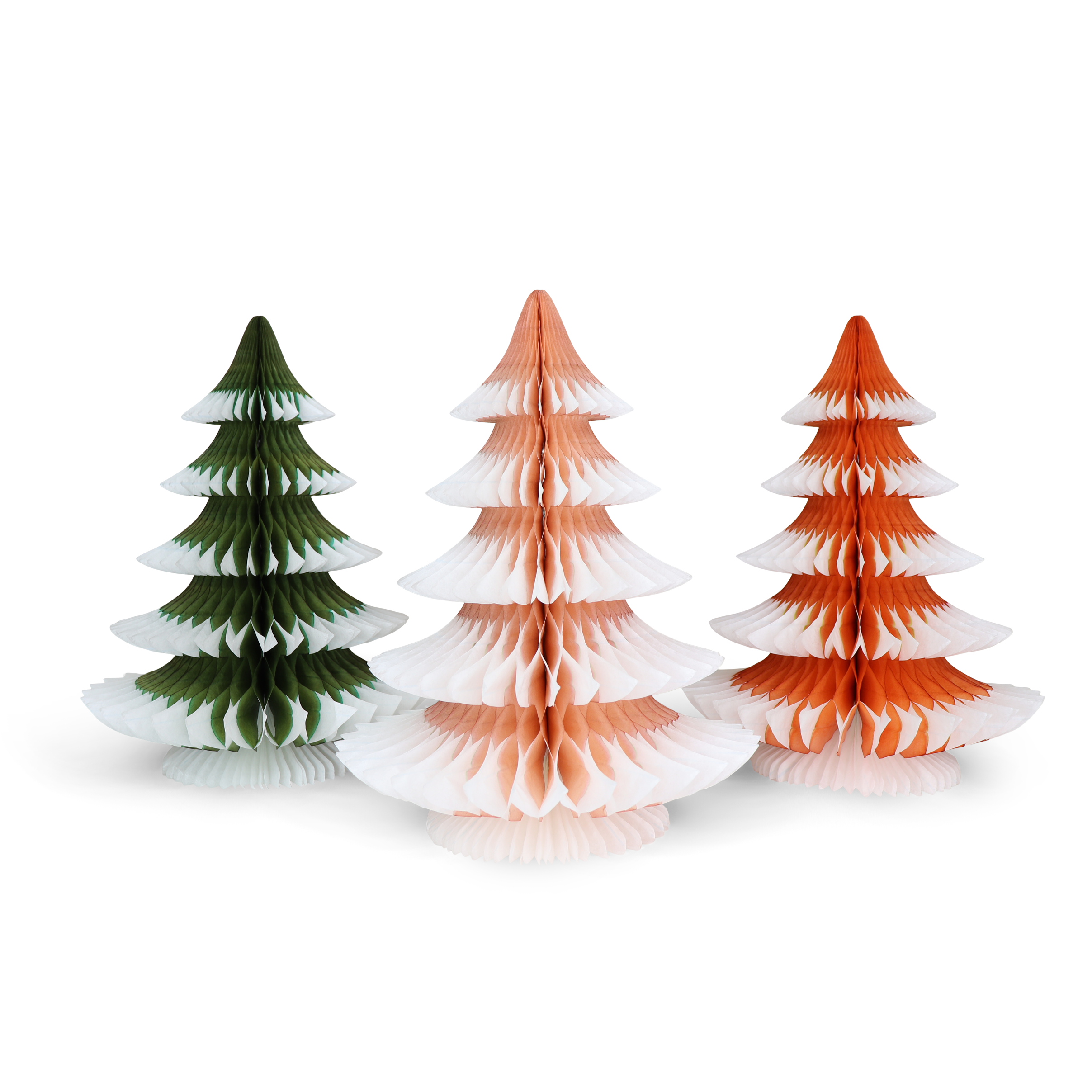 Snow Tip Christmas Tree 25cm, Terracotta
