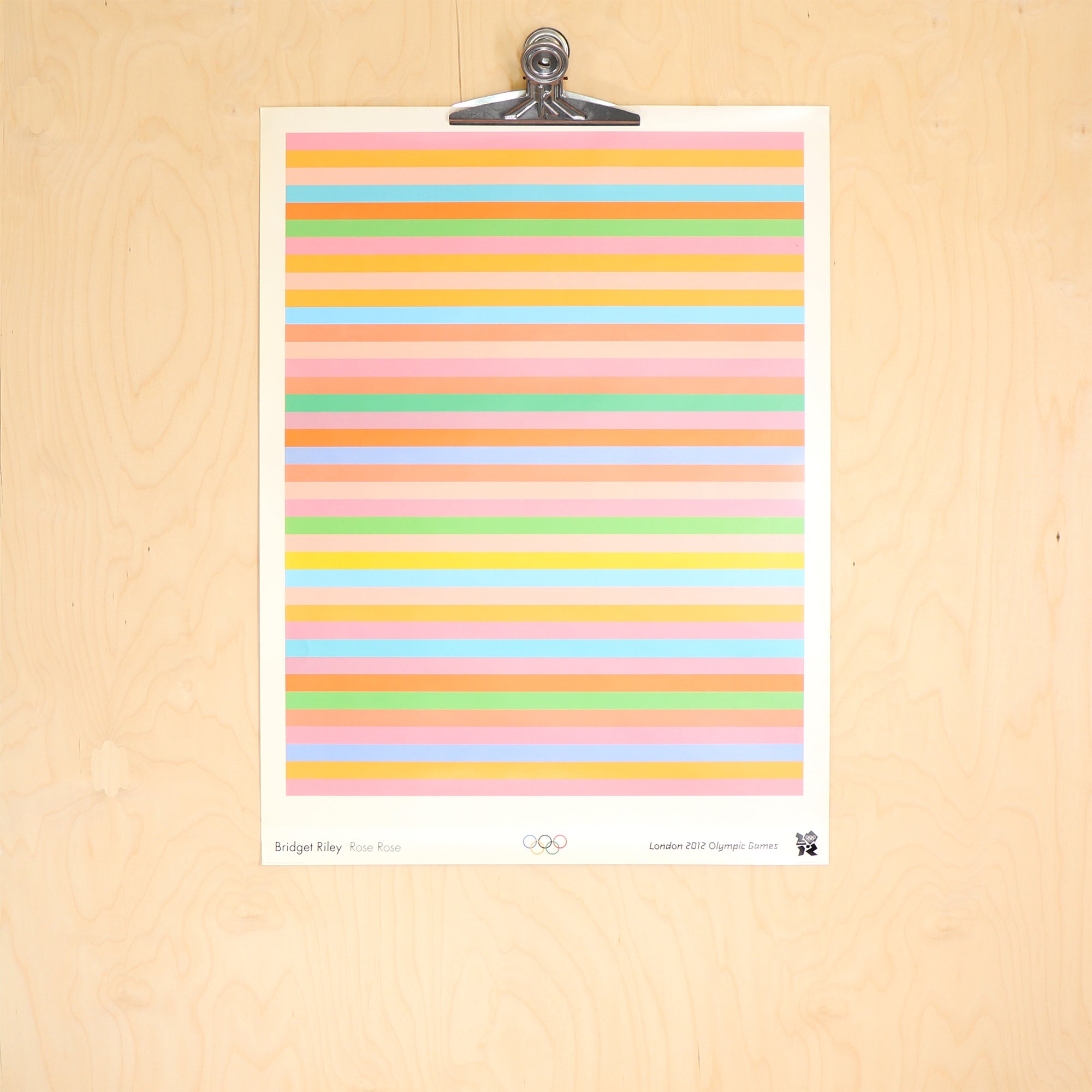 Rose Rose' - Bridget Riley (2011) Print