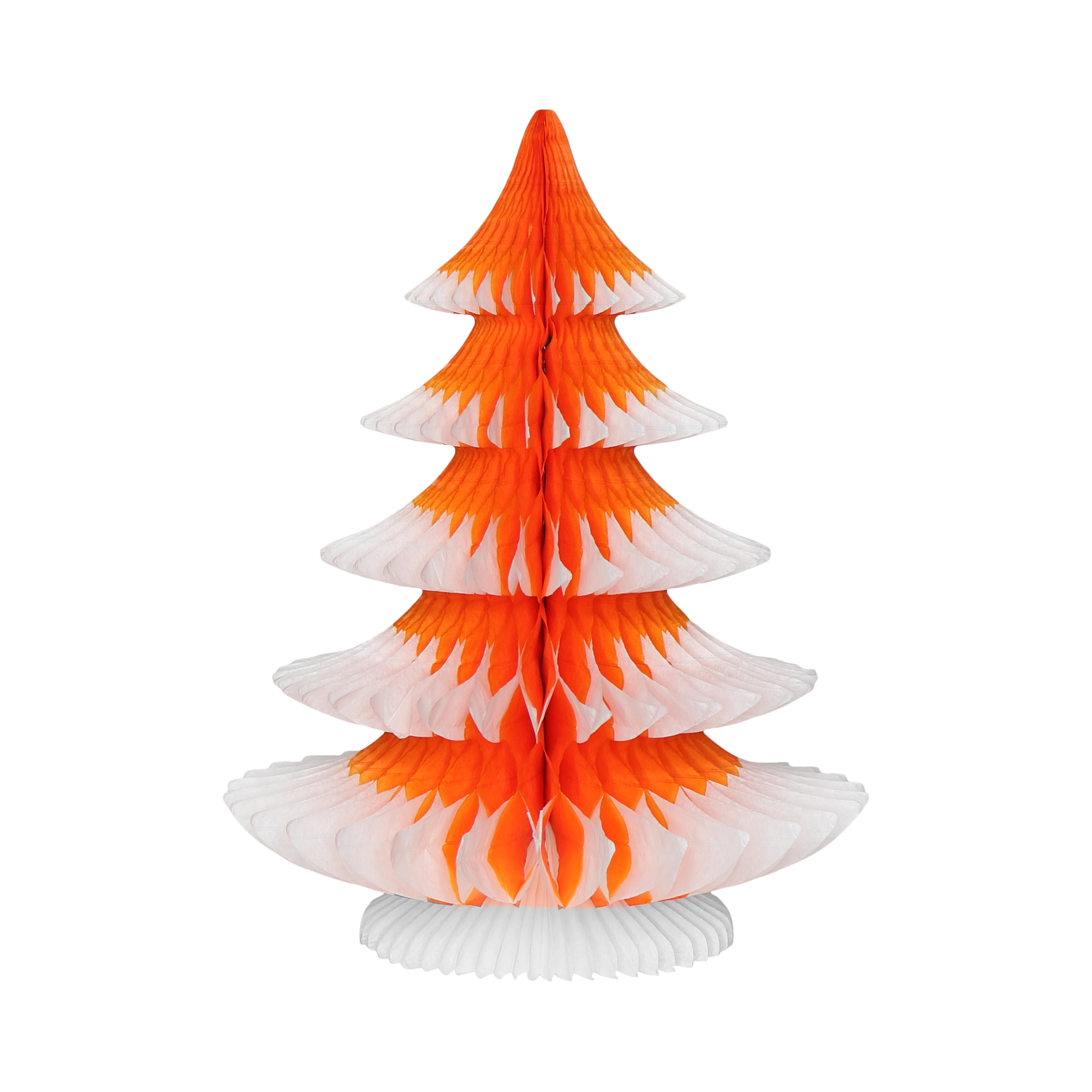 Snow Tip Christmas Tree 25cm, Orange