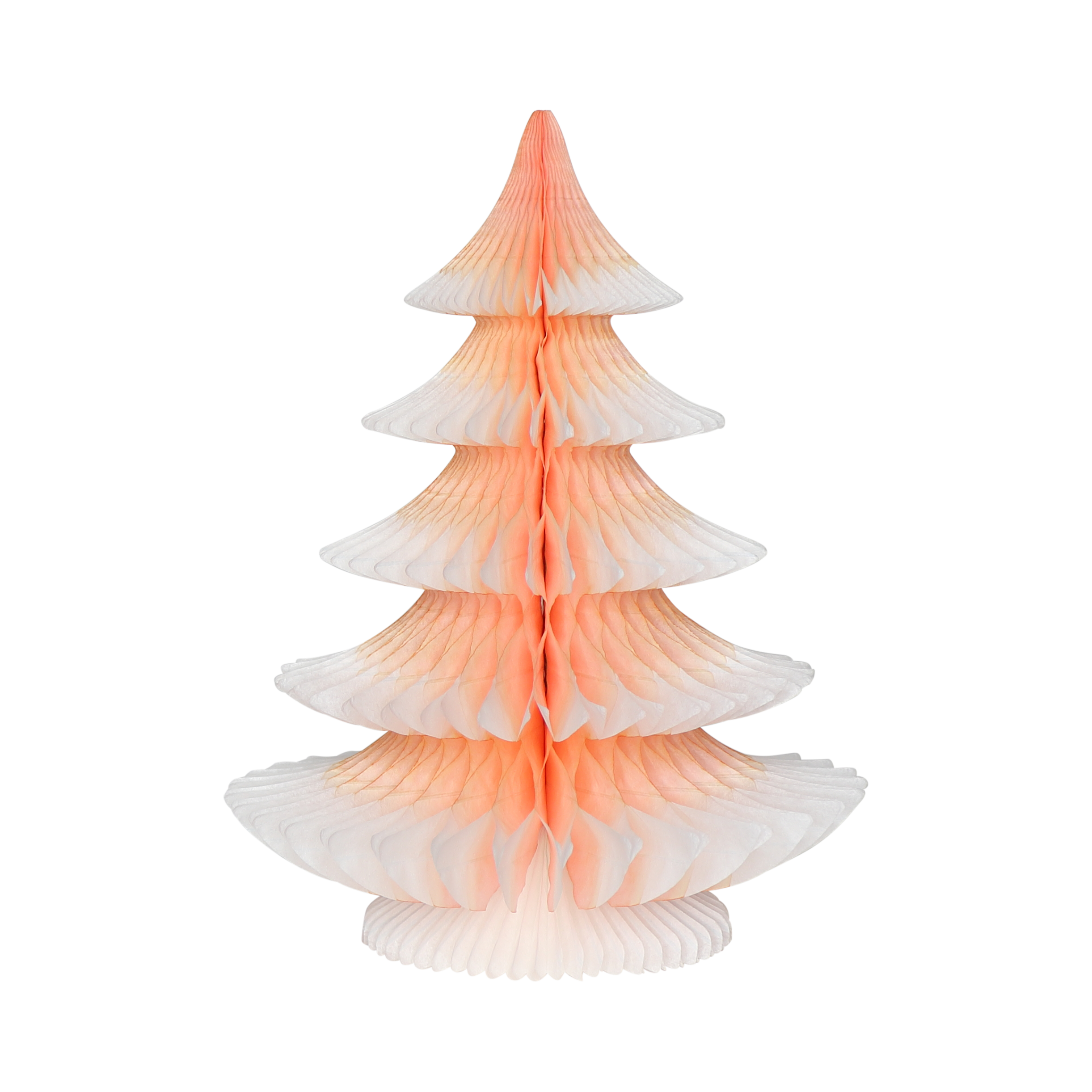 Snow Tip Christmas Tree 25cm, Peach