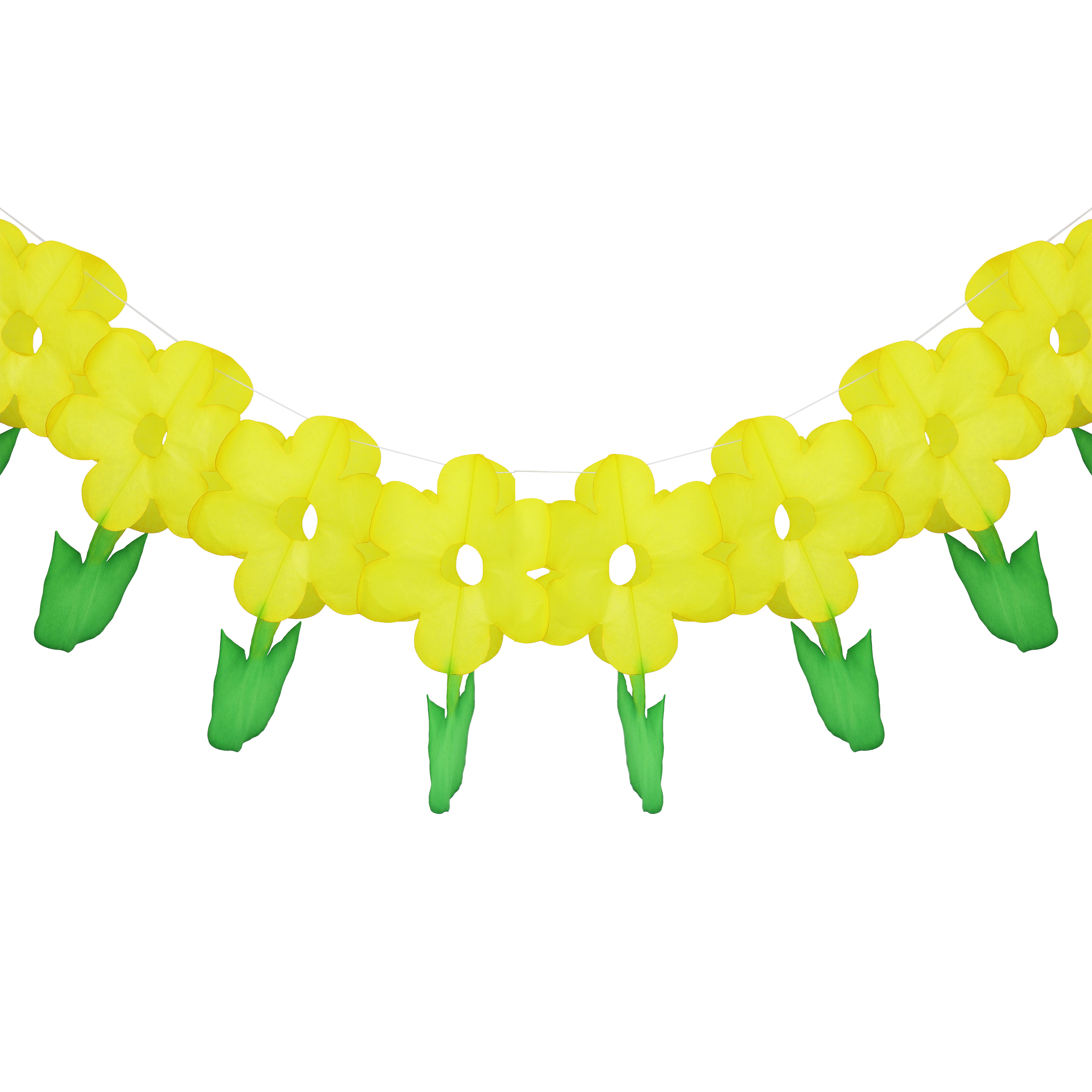 Flower Garland 3m, Bright Yellow