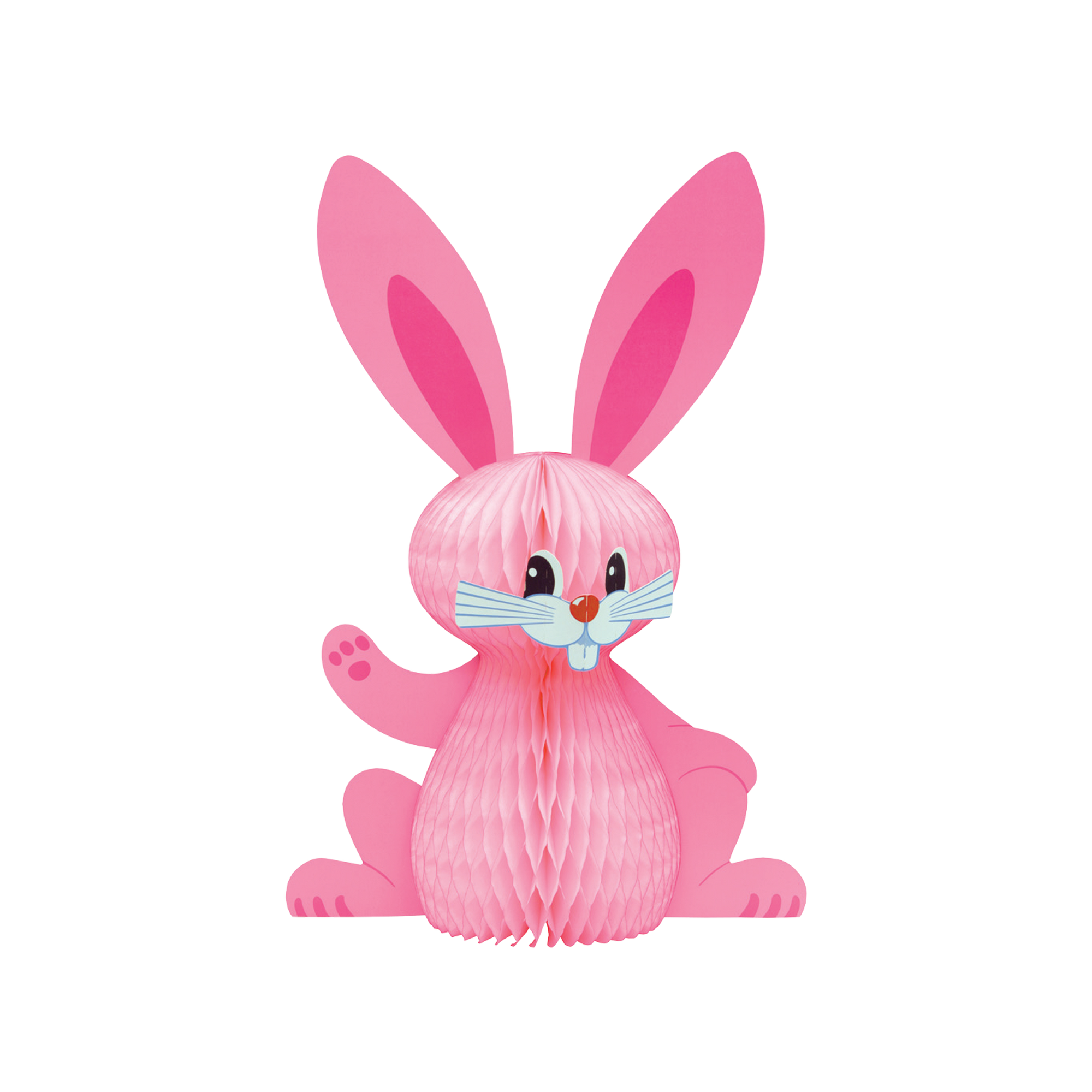Honeycomb Bunny 30cm Pink