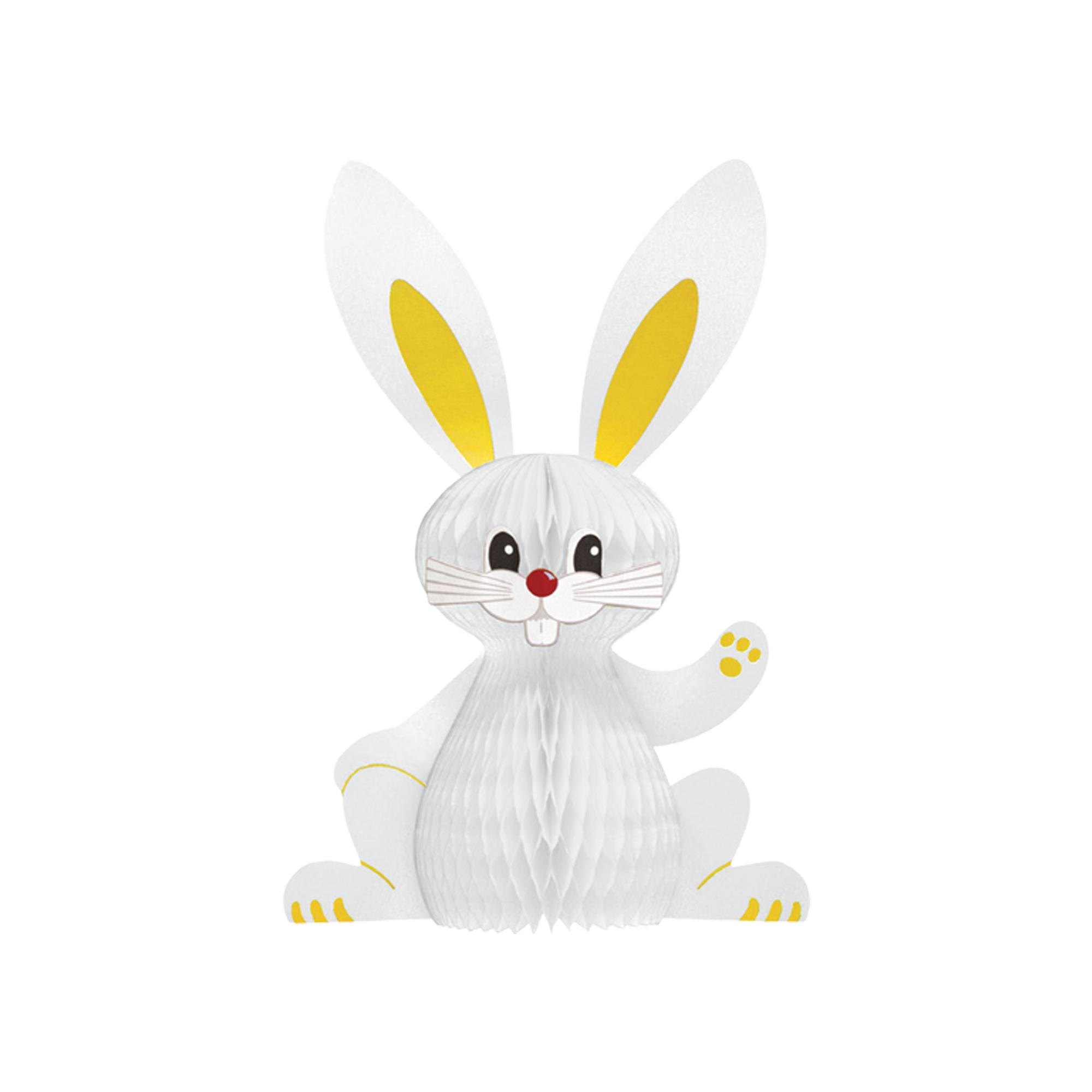 Honeycomb Bunny 40cm White