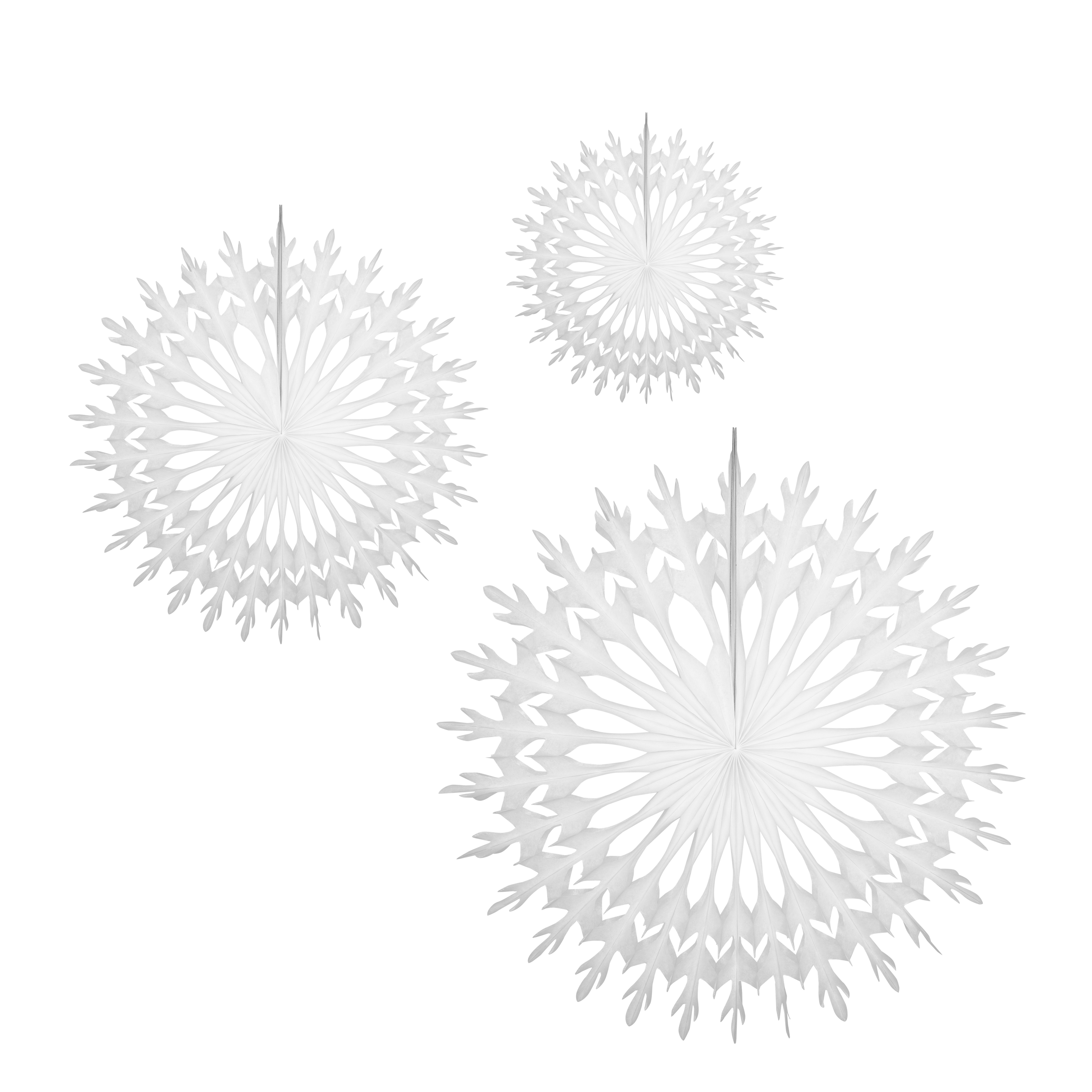 Dart Snowflake Fan Trio