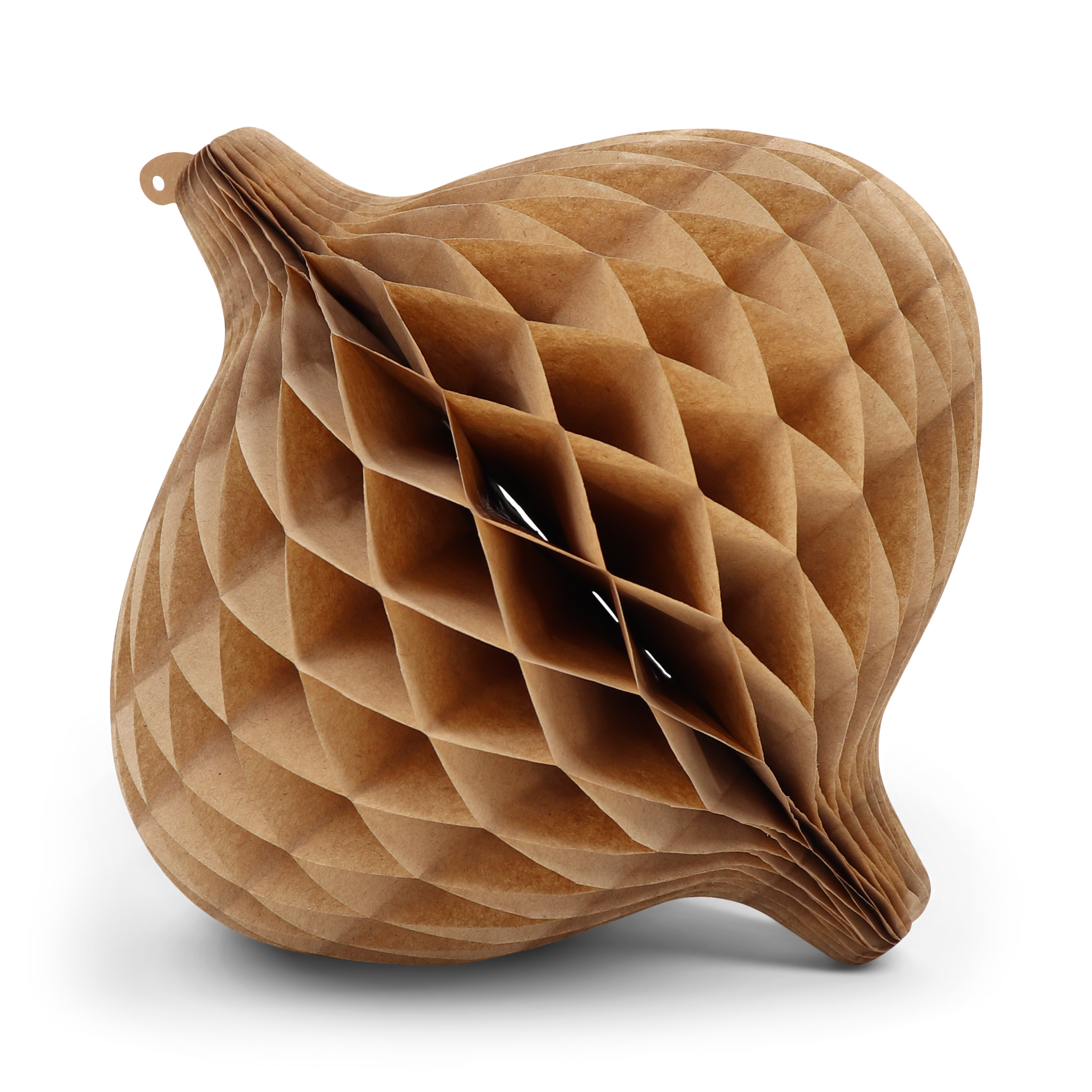 Honeycomb Onion 12cm Kraft, Pack of 3
