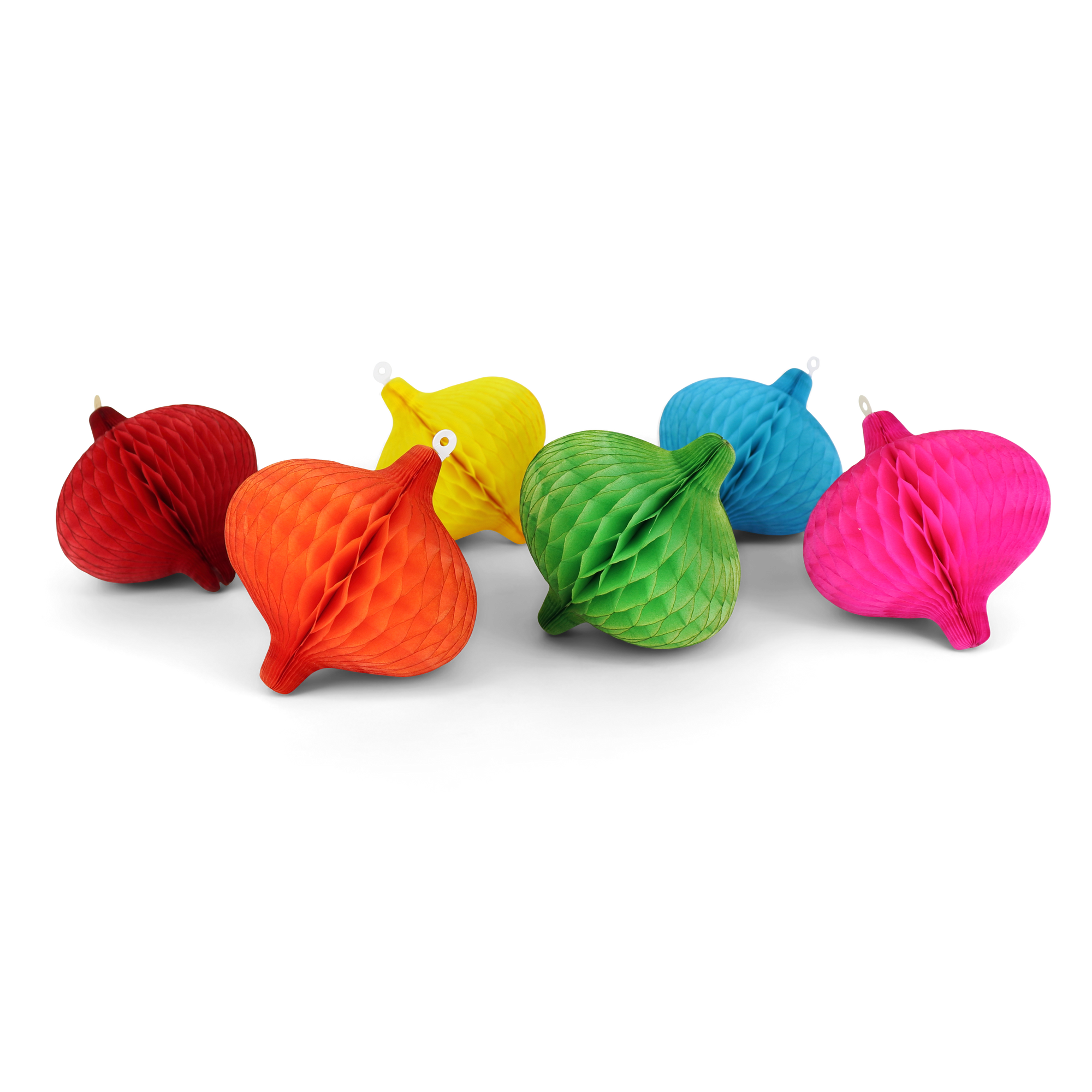 Honeycomb Onion 8cm Rainbow, Set of 6