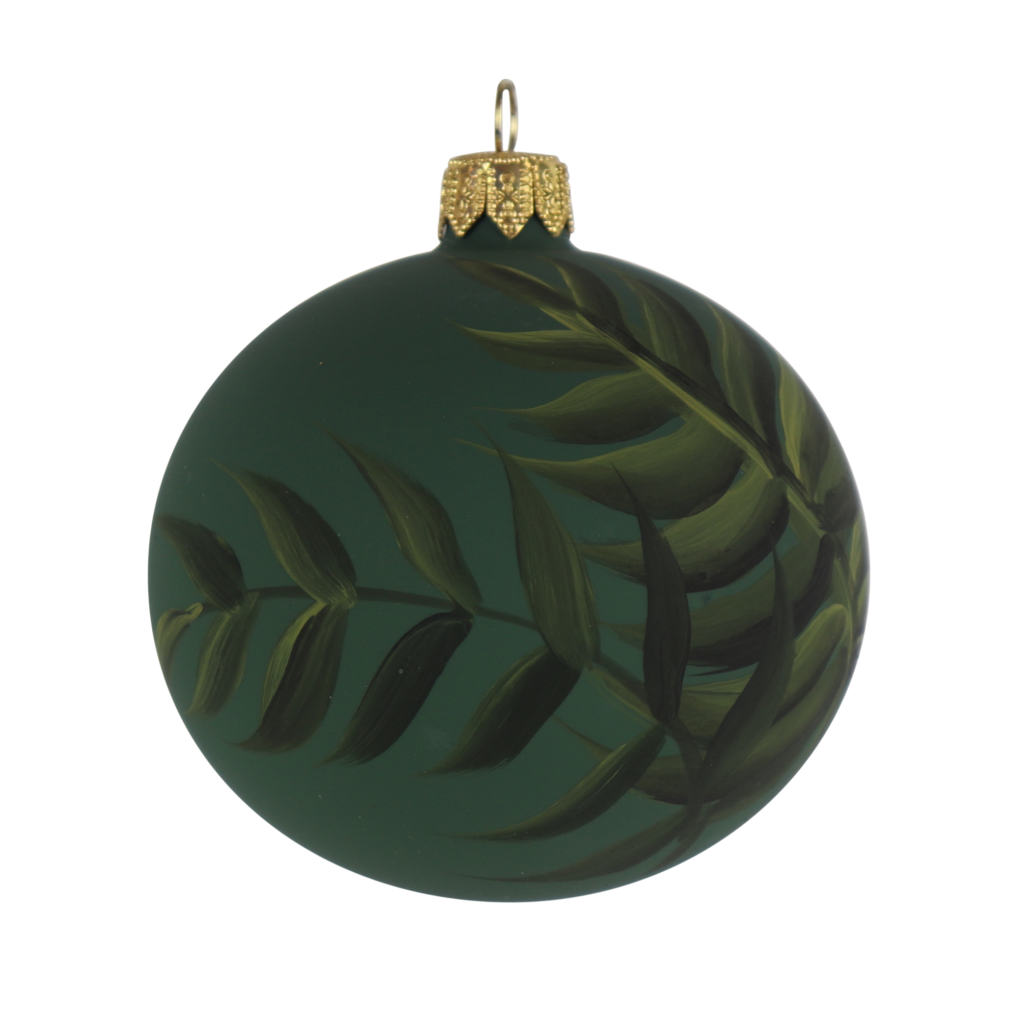 Palm Bauble Dark, 8cm