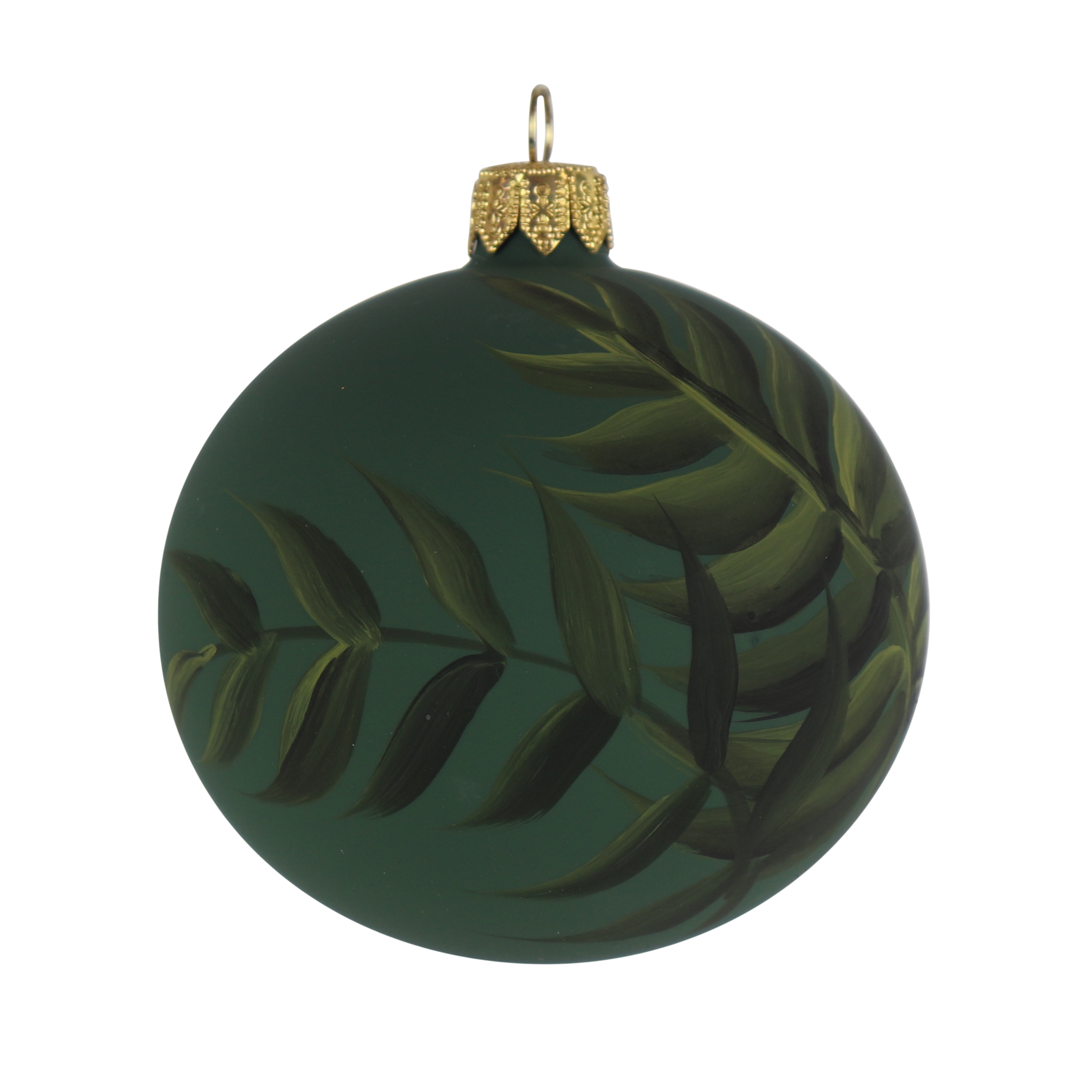 Palm Bauble Dark, 8cm