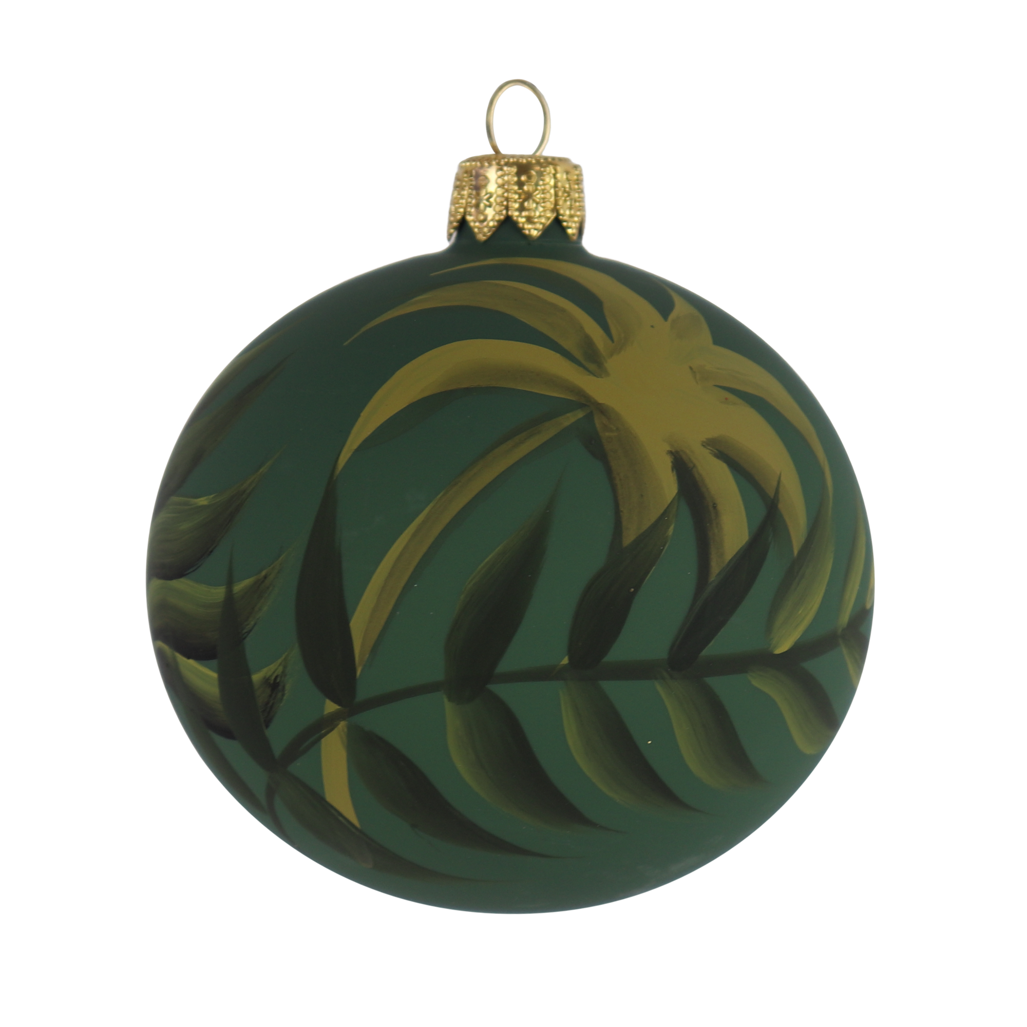Palm Bauble Dark, 8cm