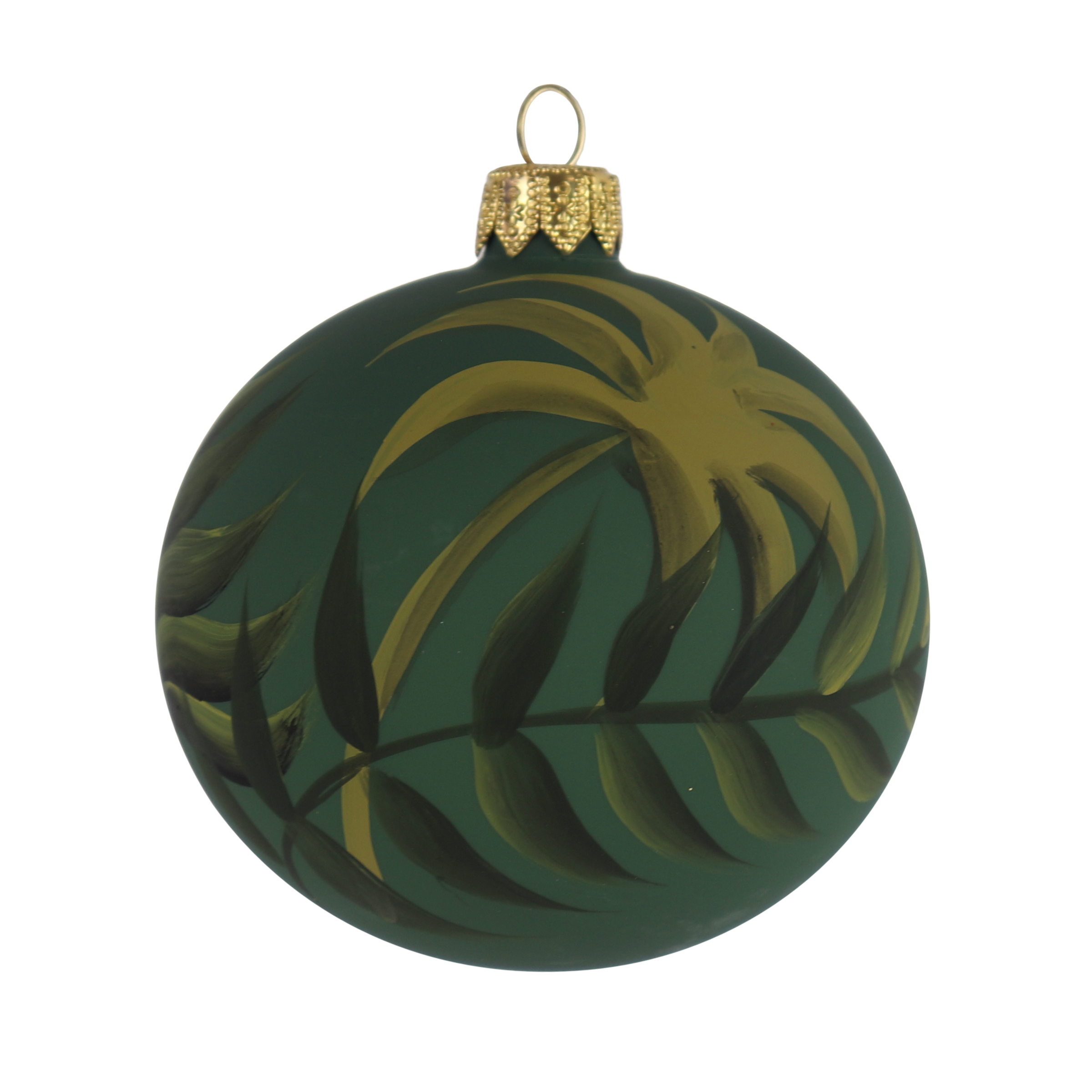 Palm Bauble Dark, 8cm