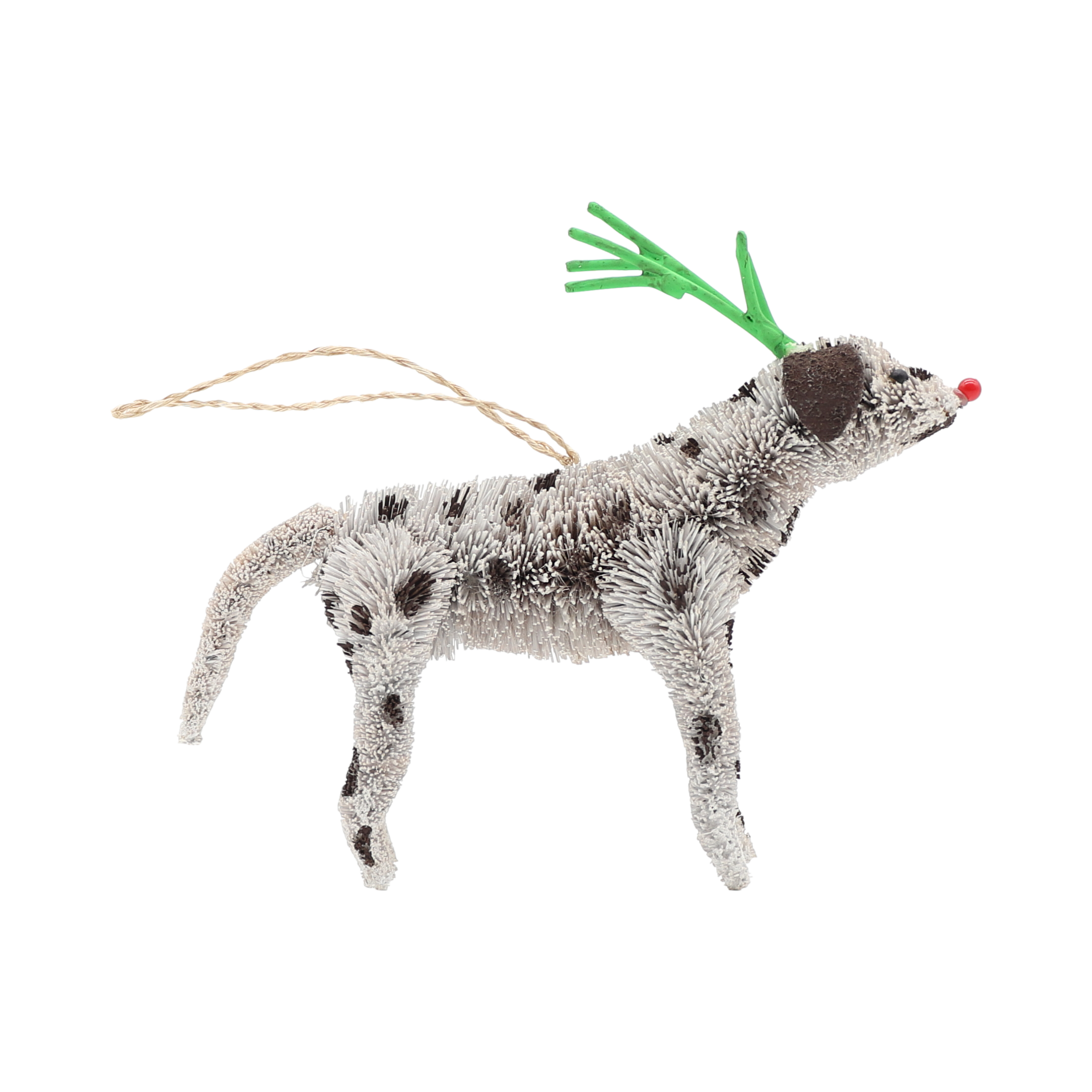 Bristle Dalmatian Decoration, 16cm