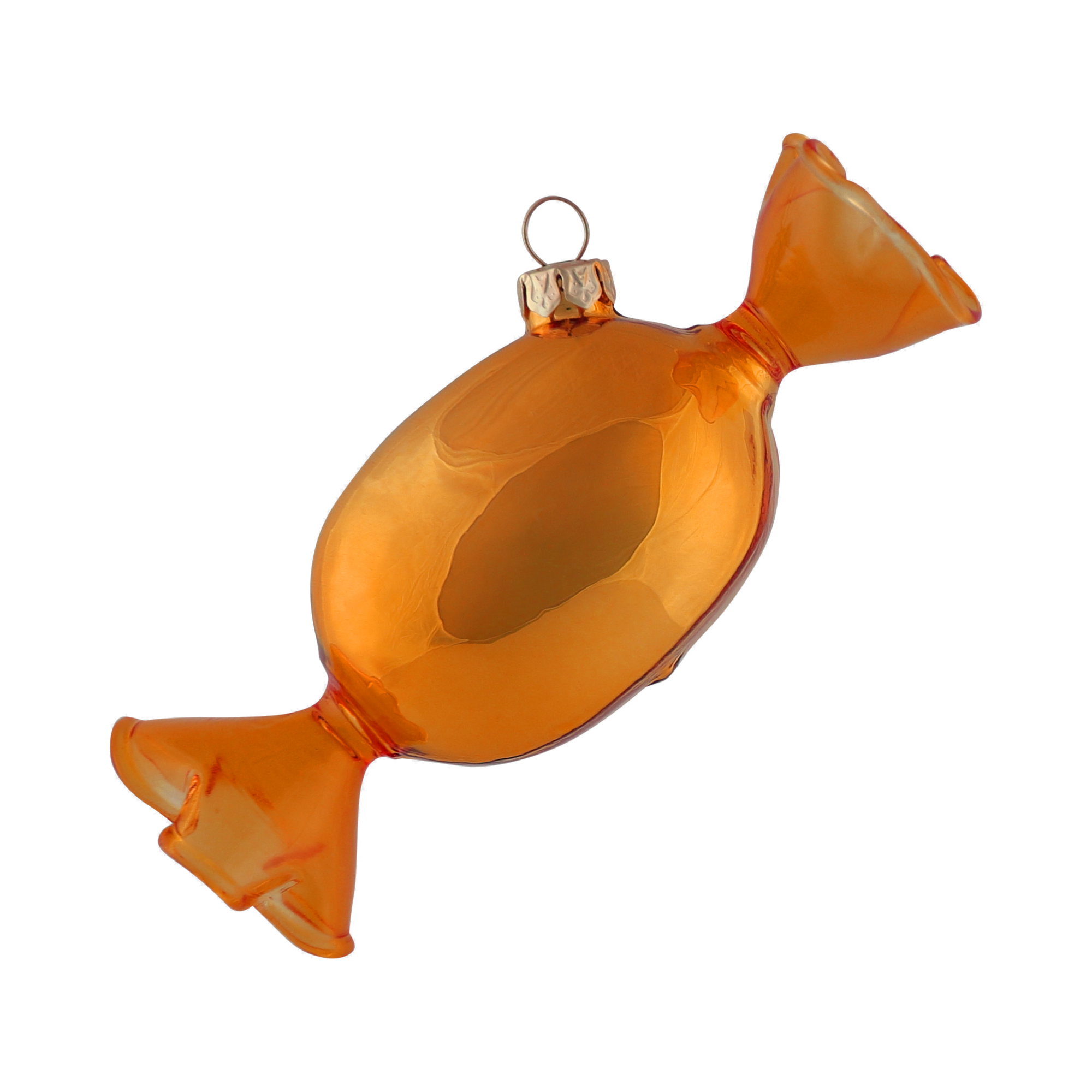 Sweetie Glass Decoration Orange, 10cm