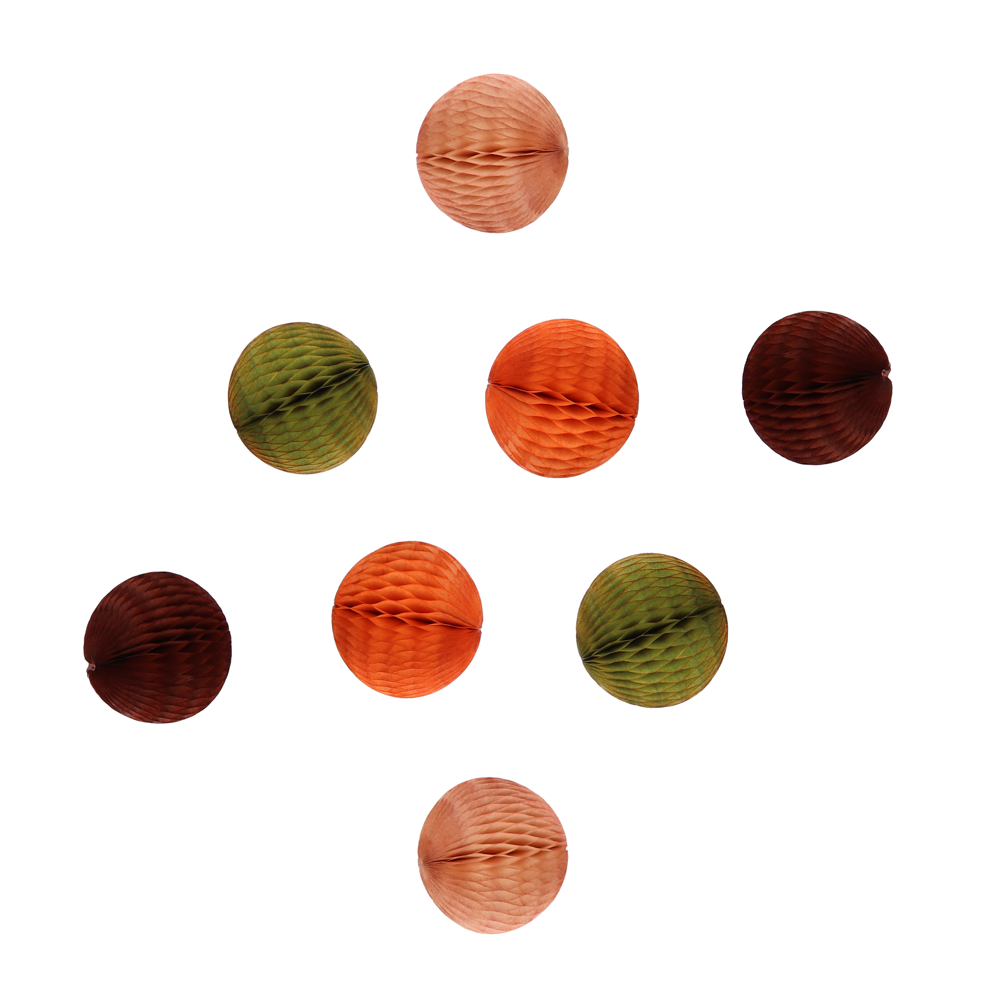 3.5cm Honeycomb Ball Pack of 8, Earth