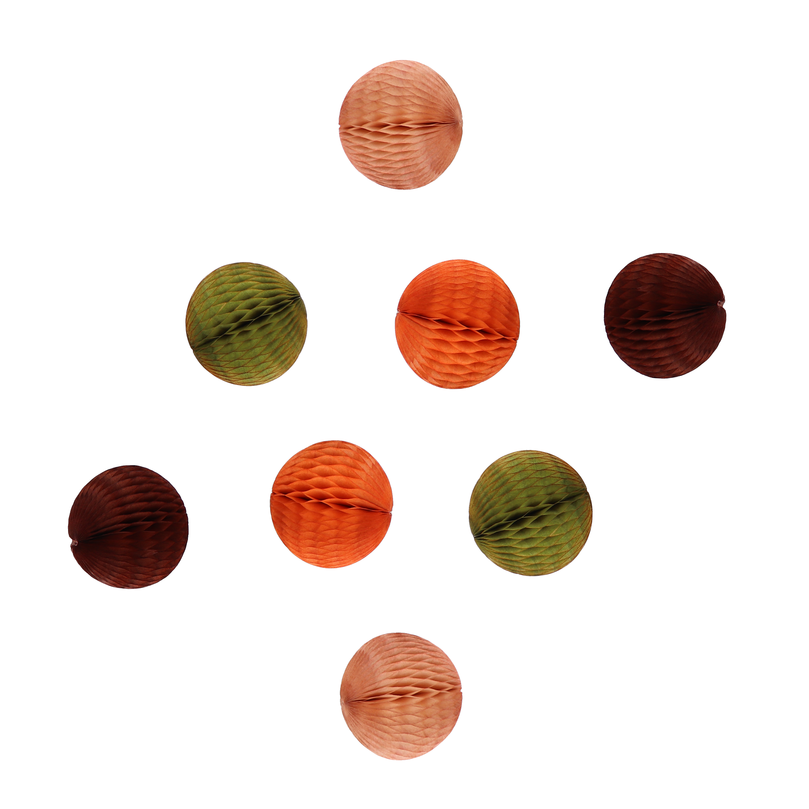 3.5cm Honeycomb Ball Pack of 8, Earth