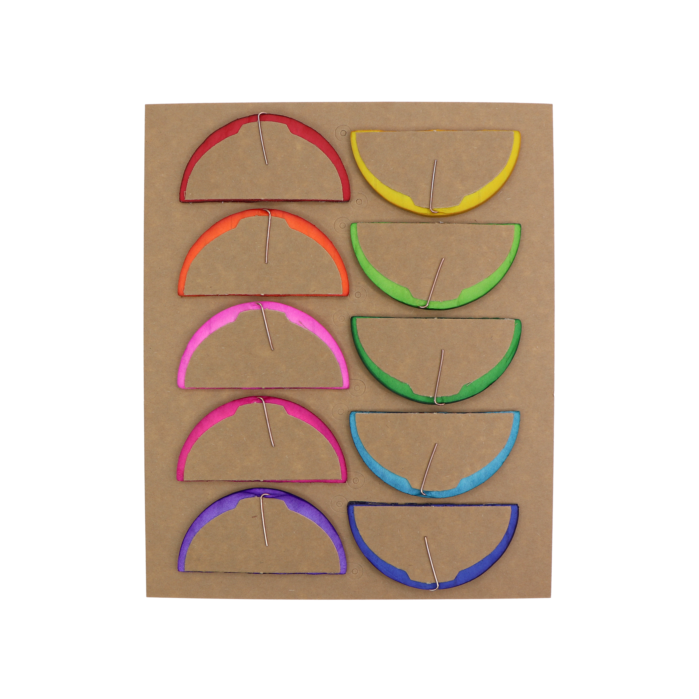 Honeycomb Ball 8cm Rainbow, Set of 10