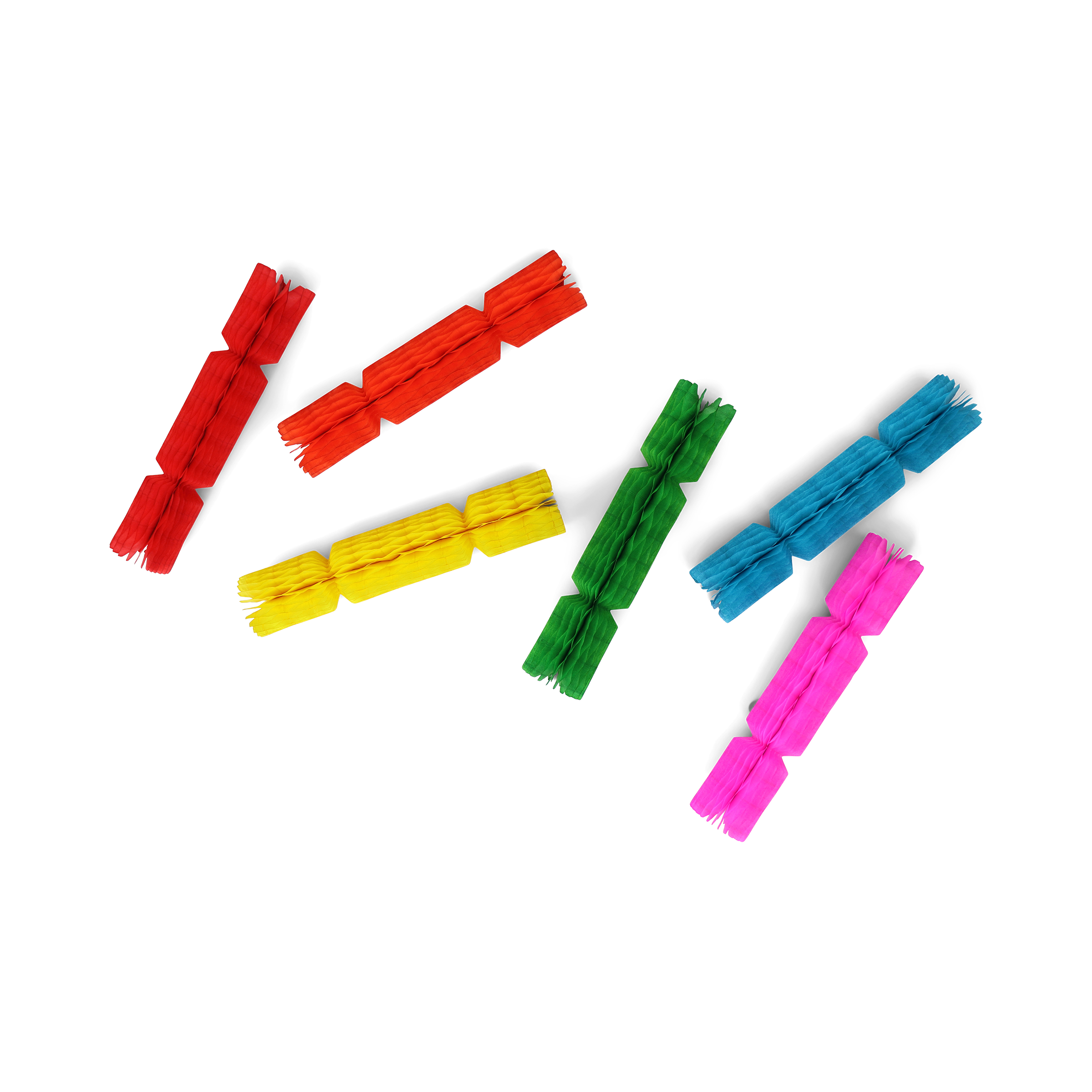 Christmas Cracker 20cm Rainbow, Set of 6