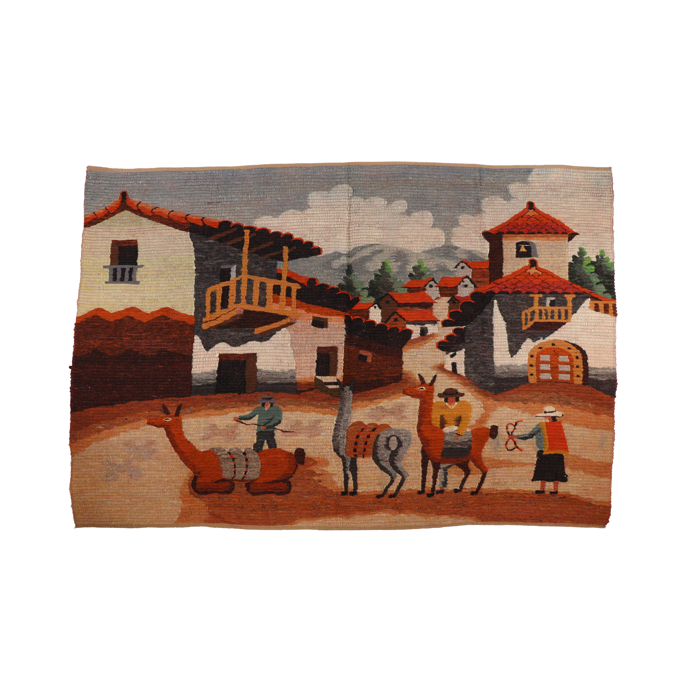 Peruvian 'Village' Blanket